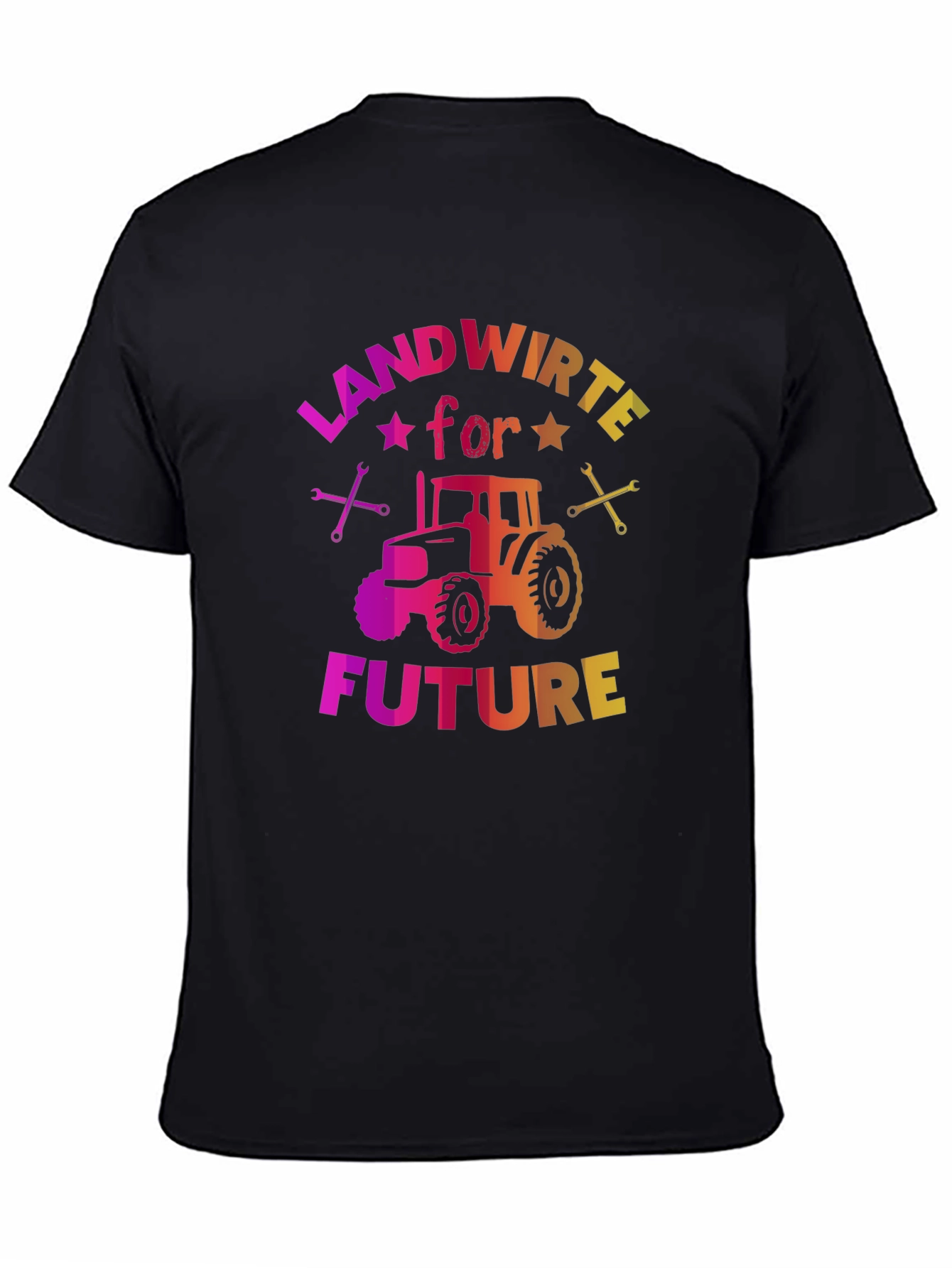 Landwirte for Future Graphic Tee - Black Cotton