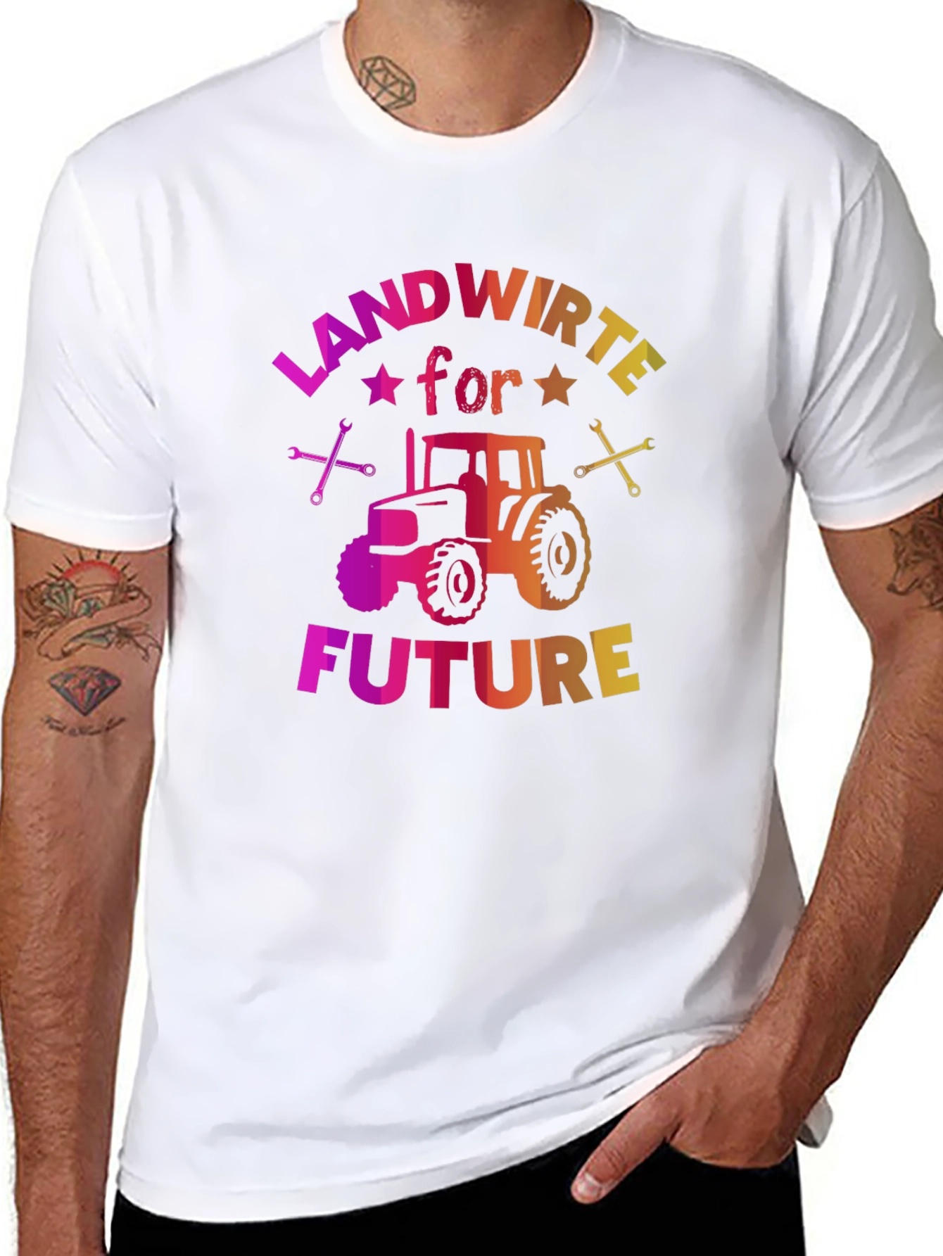 Landwirte for Future Graphic Tee - Black Cotton