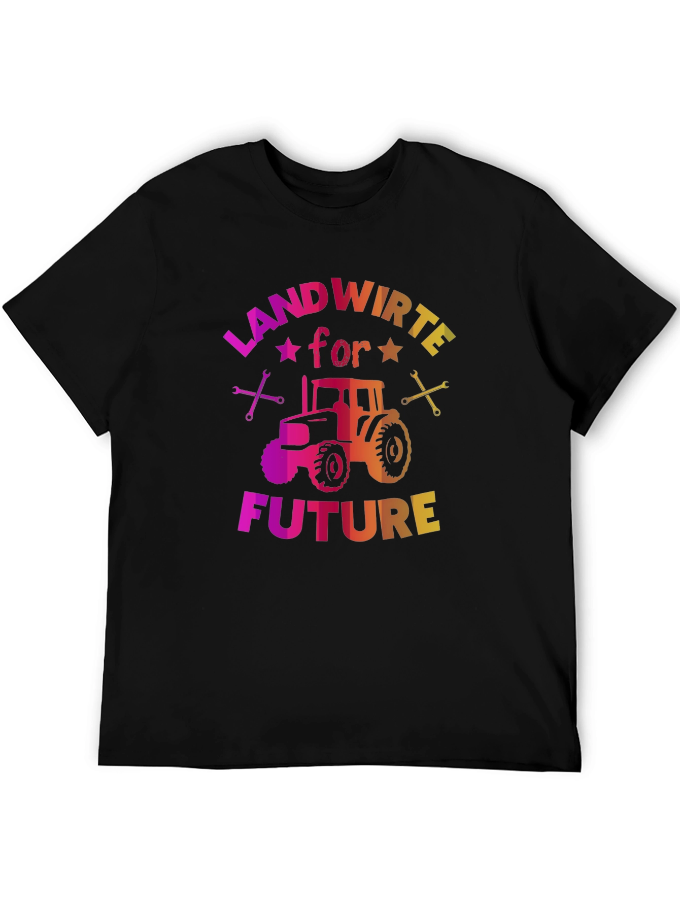 Landwirte for Future Graphic Tee - Black Cotton