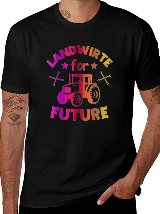 Landwirte for Future Graphic Tee - Black Cotton