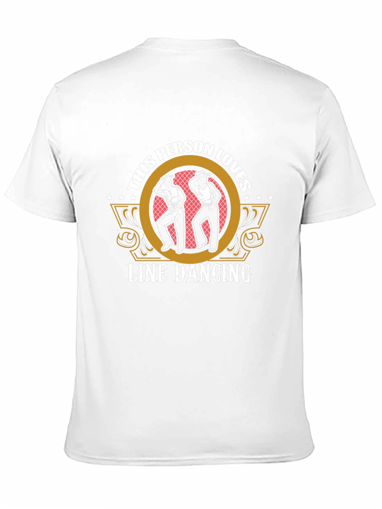 Line Dancing Enthusiast Graphic Tee - Black