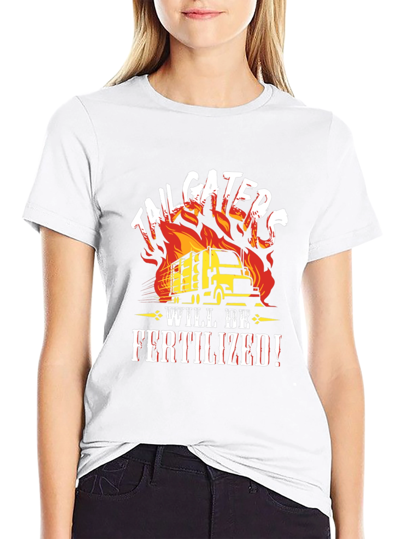Tailgaters Fertilized Black Graphic Tee