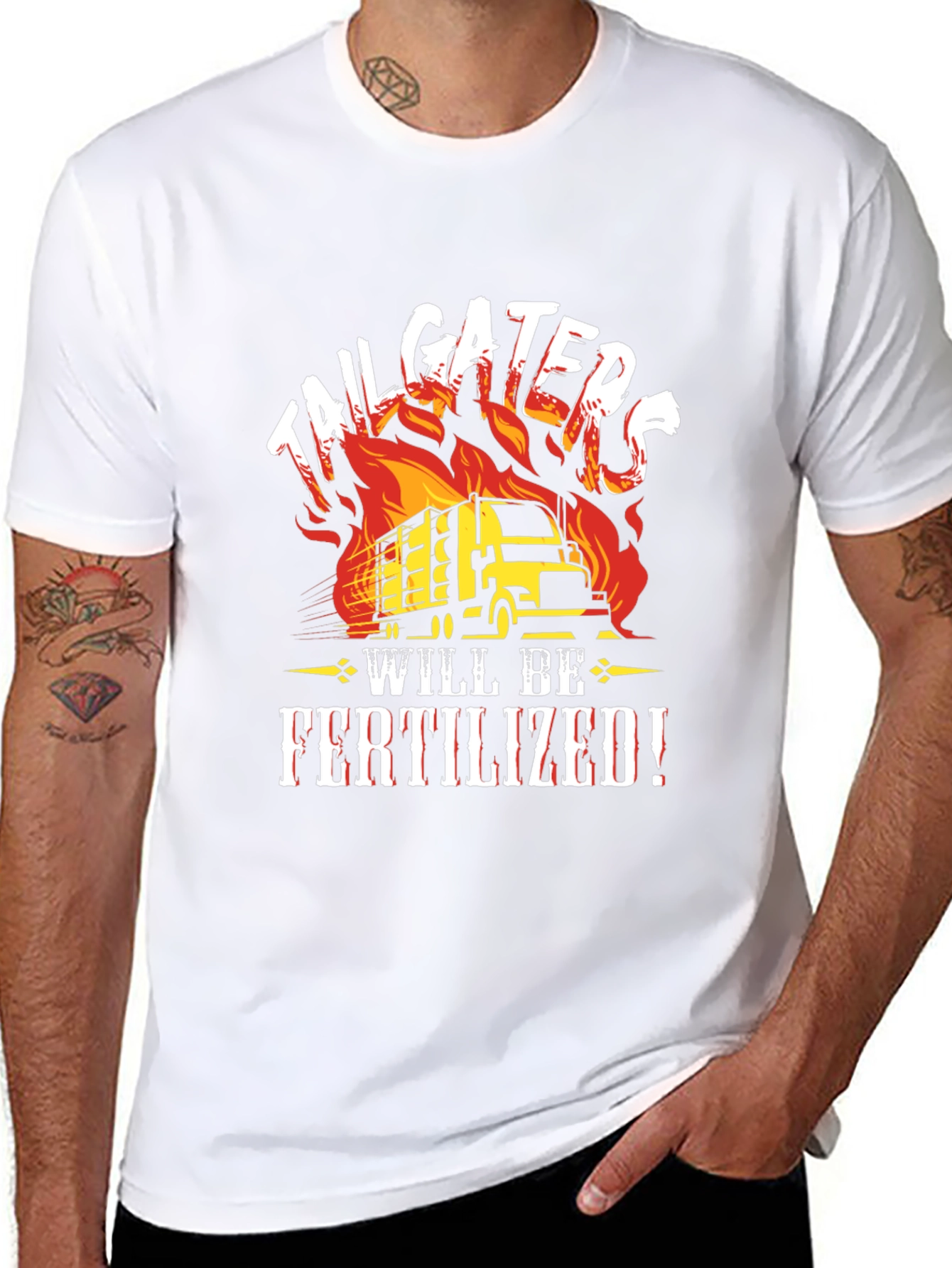 Tailgaters Fertilized Black Graphic Tee
