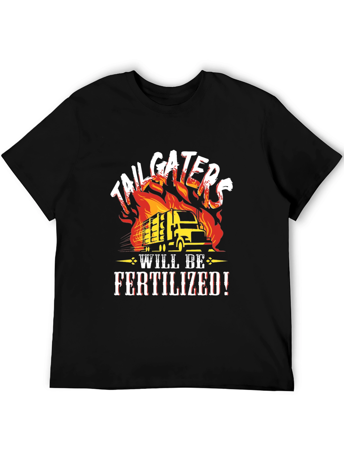 Tailgaters Fertilized Black Graphic Tee