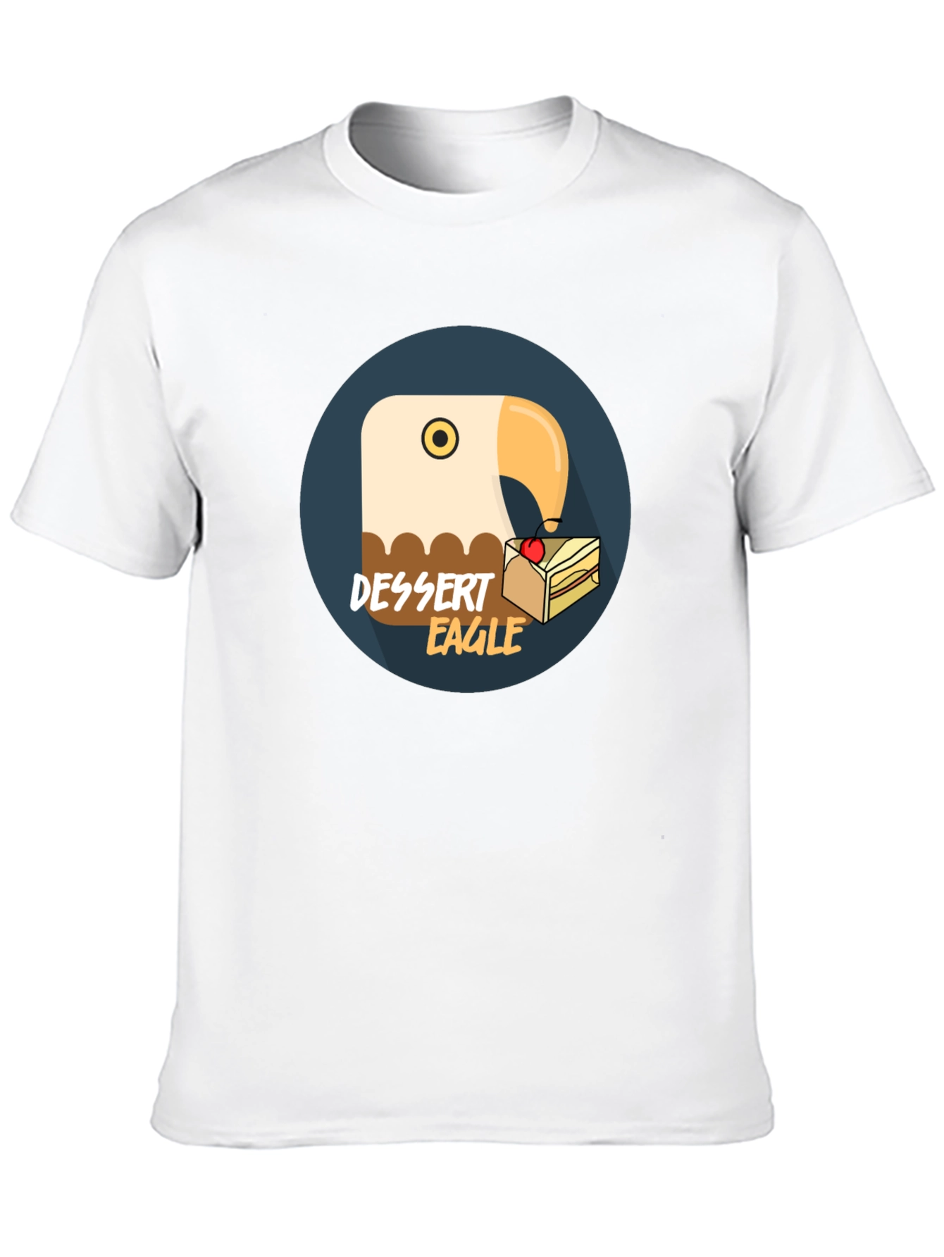 Dessert Eagle T-Shirt - Funny Pun Tee