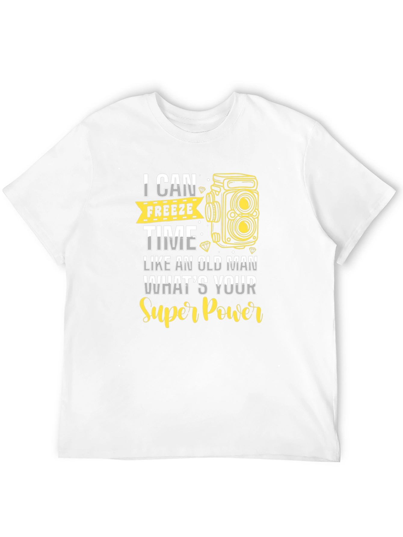 Freeze Time T-Shirt - Camera Graphic Tee
