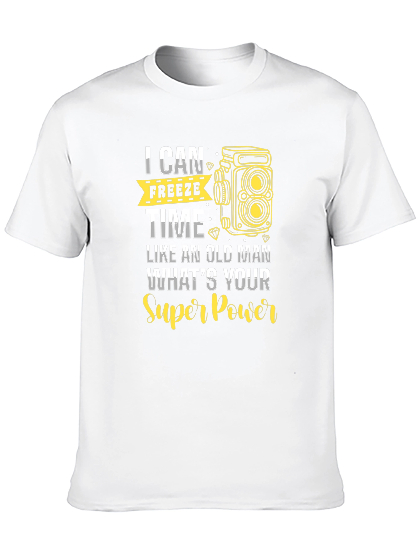 Freeze Time T-Shirt - Camera Graphic Tee