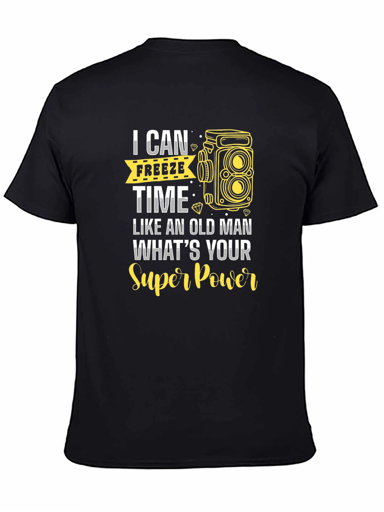 Freeze Time T-Shirt - Camera Graphic Tee