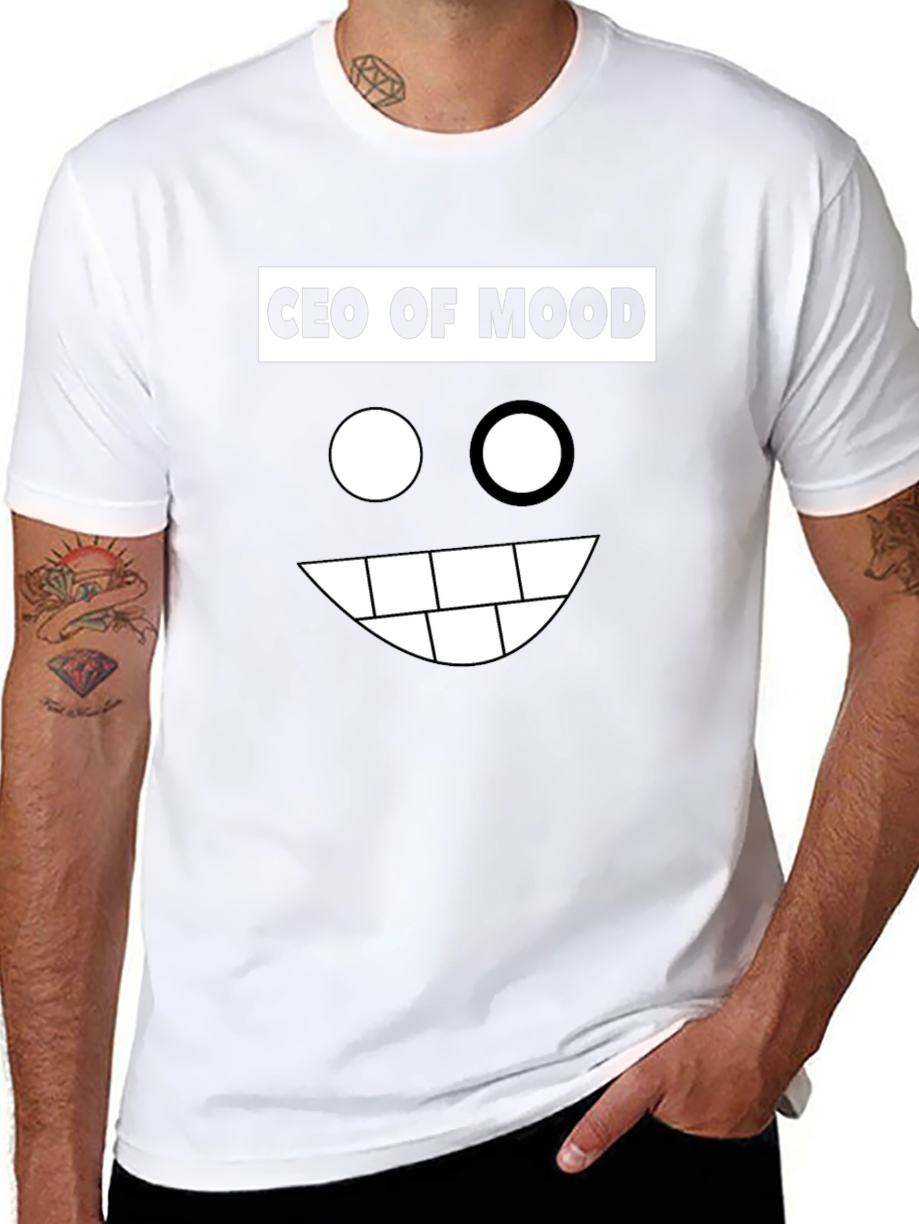 CEO of Mood Black Graphic Tee