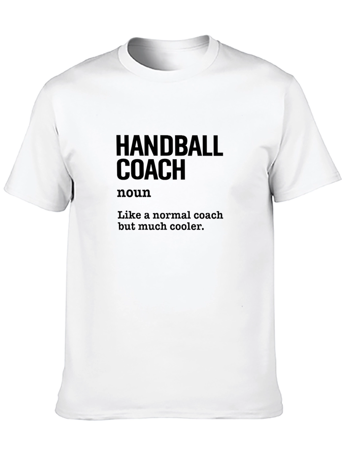 Handball Coach Definition Black T-Shirt