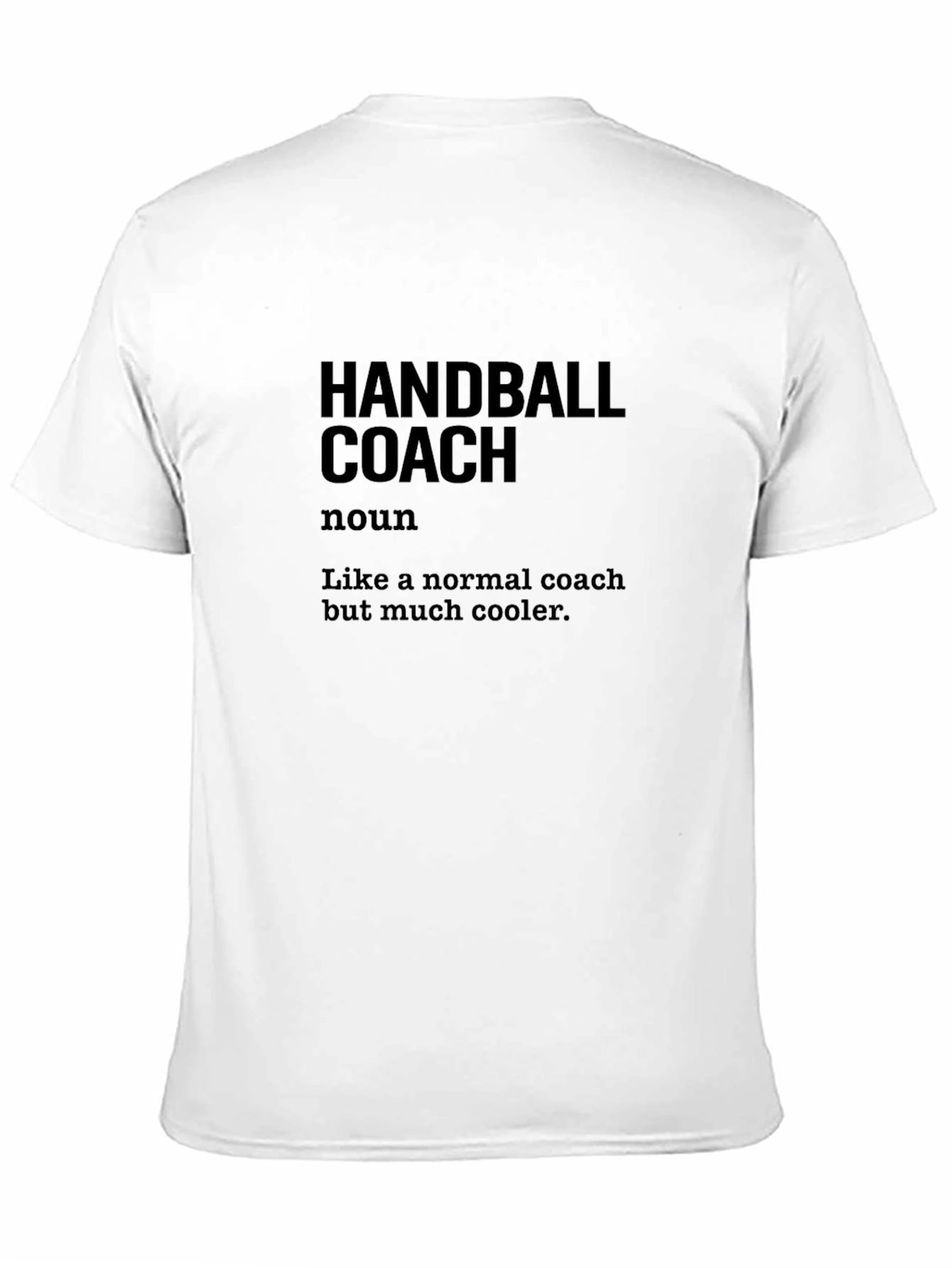Handball Coach Definition Black T-Shirt
