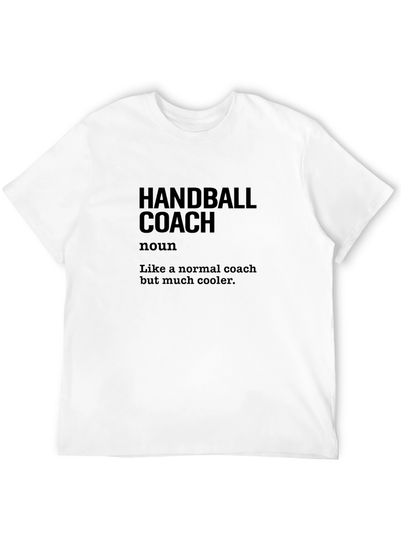 Handball Coach Definition Black T-Shirt