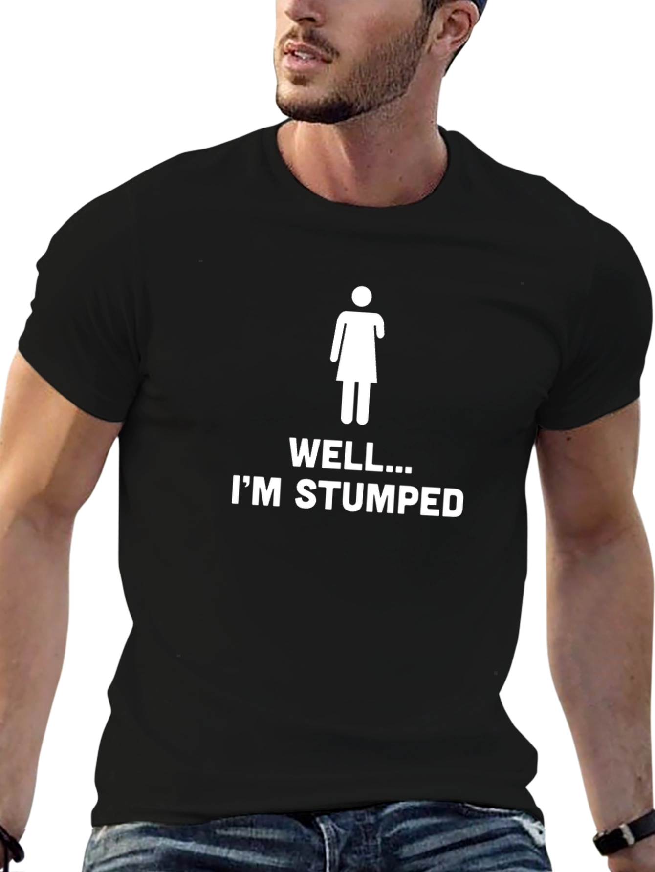 Im Stumped Humor T-Shirt - One Arm Woman