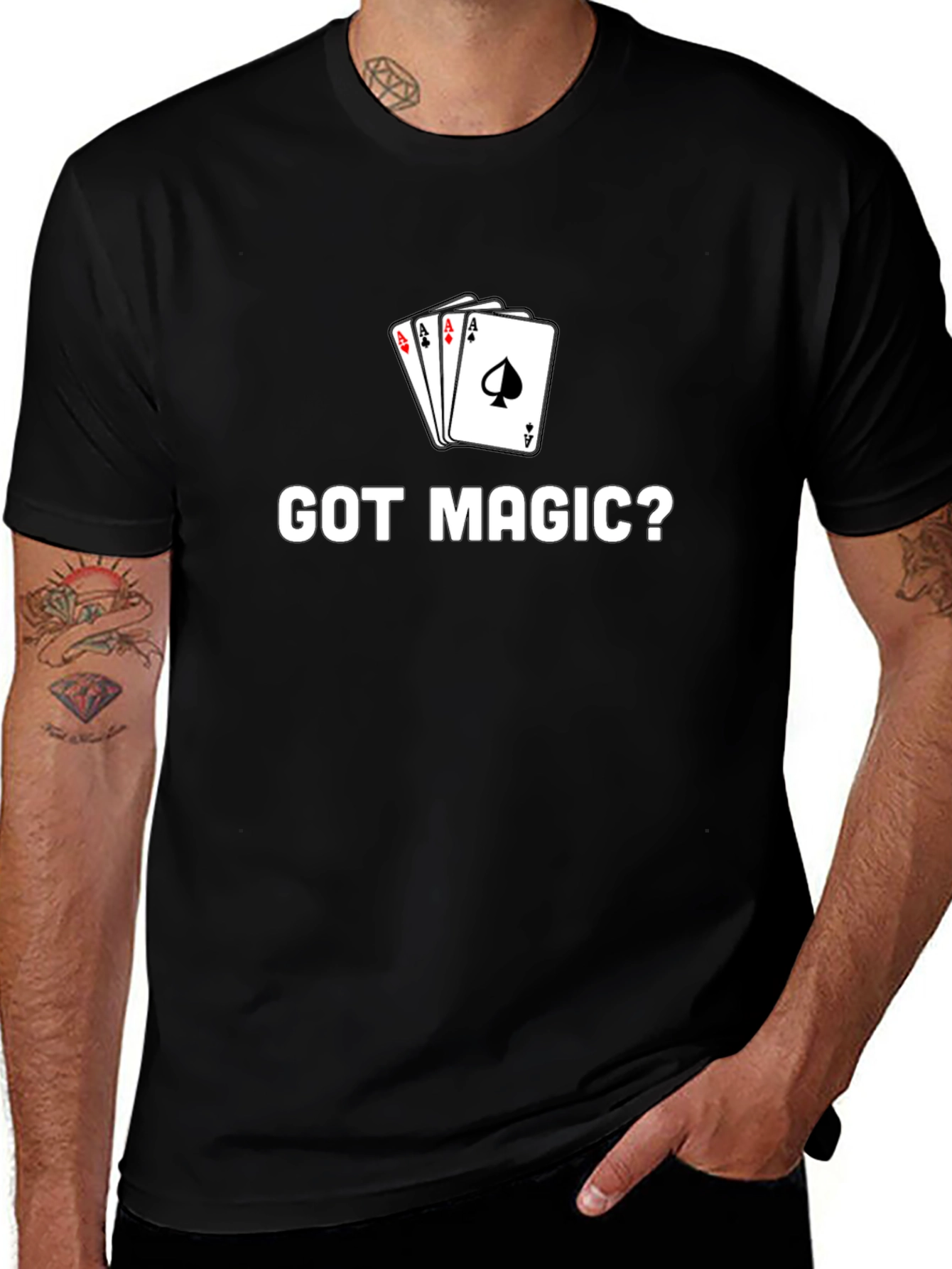 Got Magic? Card Trick T-Shirt - Black