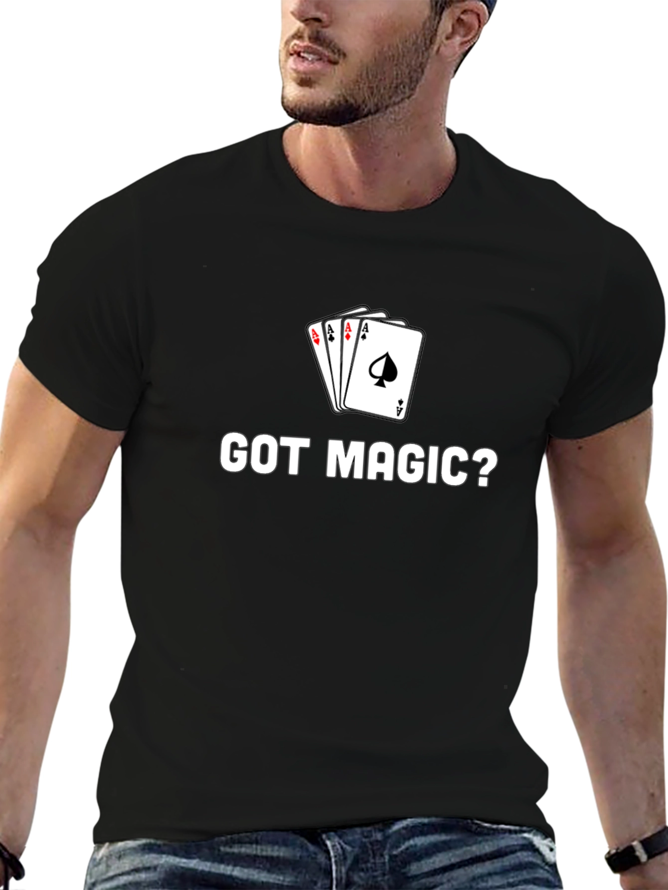 Got Magic? Card Trick T-Shirt - Black