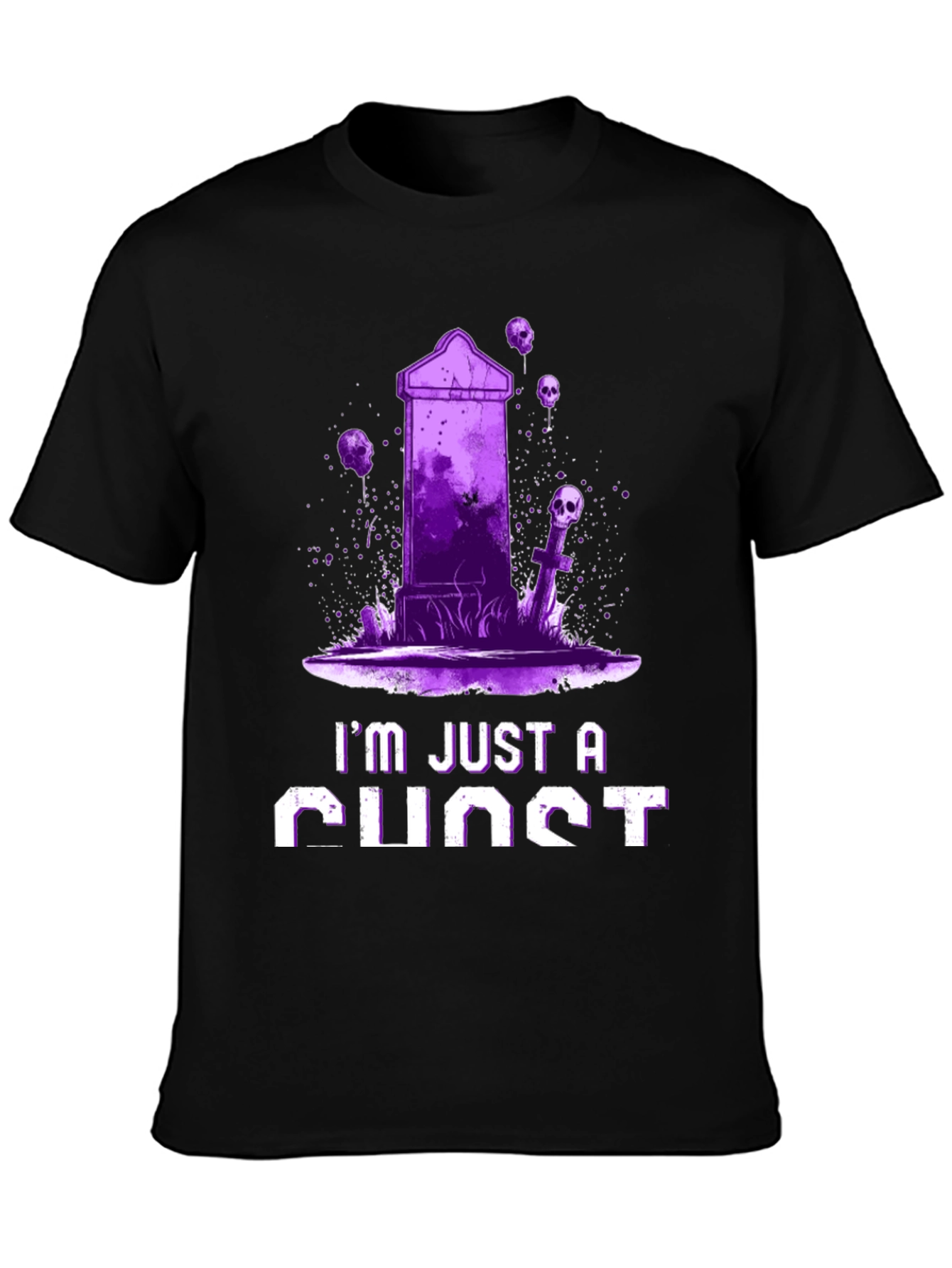 Ghost T-Shirt - Im Just a Ghost Graphic Tee