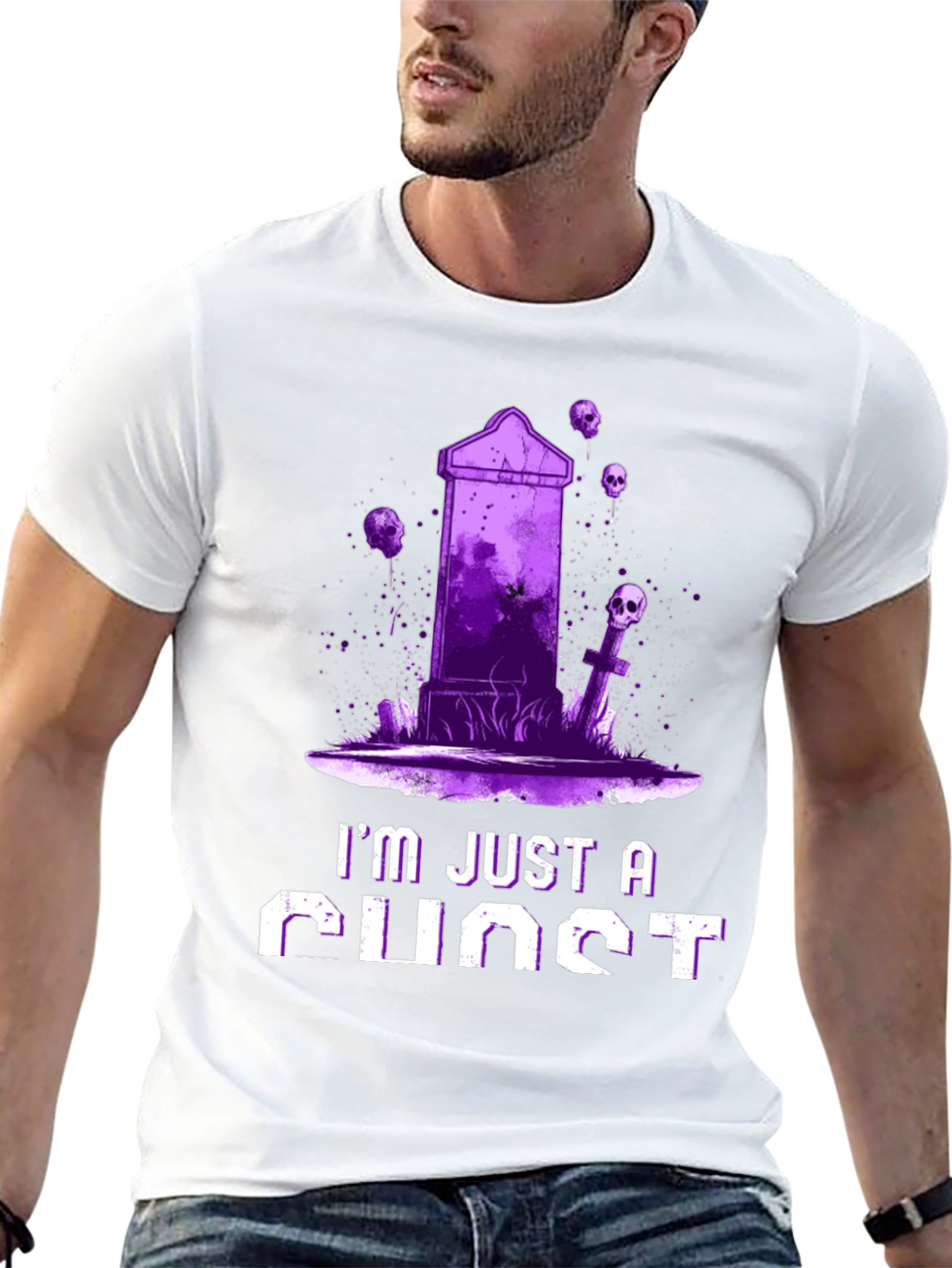 Ghost T-Shirt - Im Just a Ghost Graphic Tee