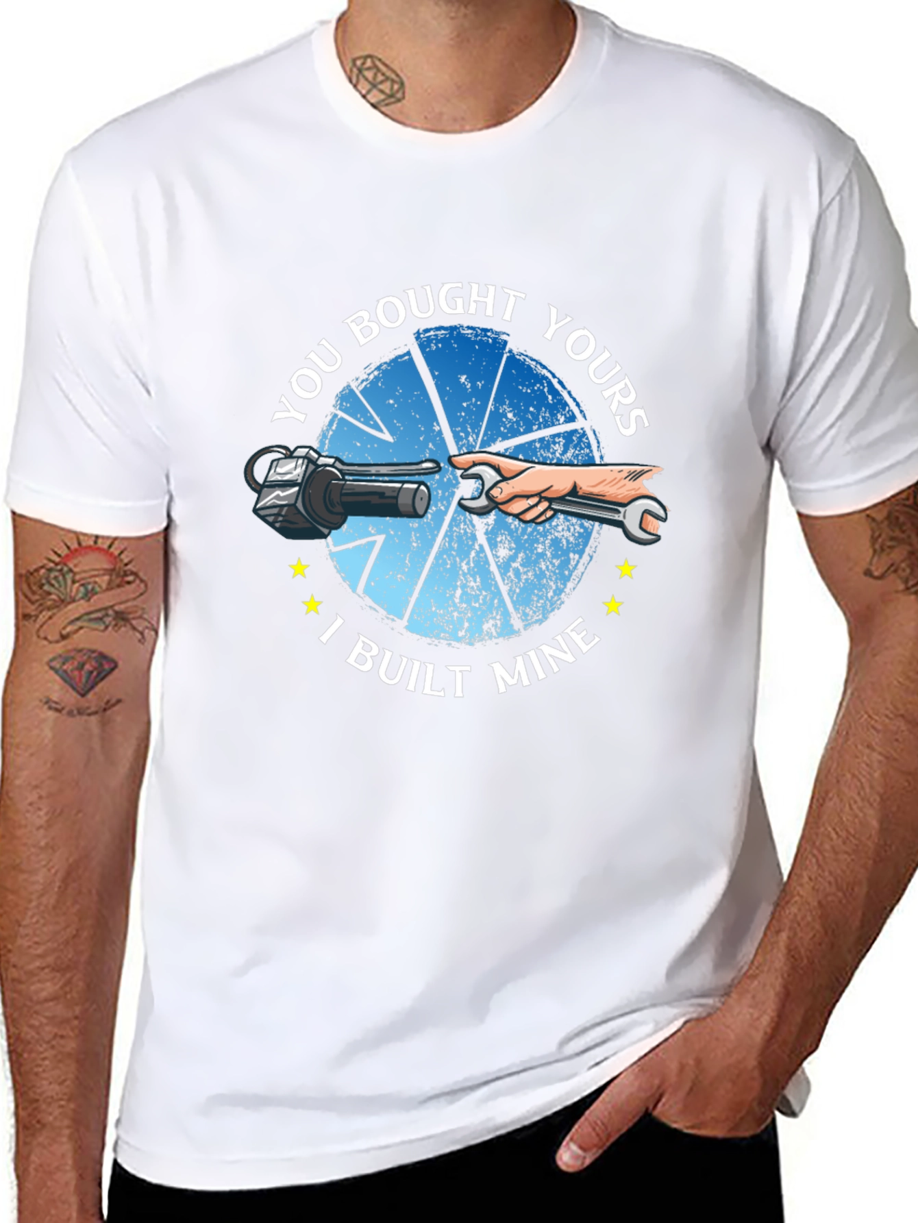 You Bought Yours I Built Mine Black T-Shirt