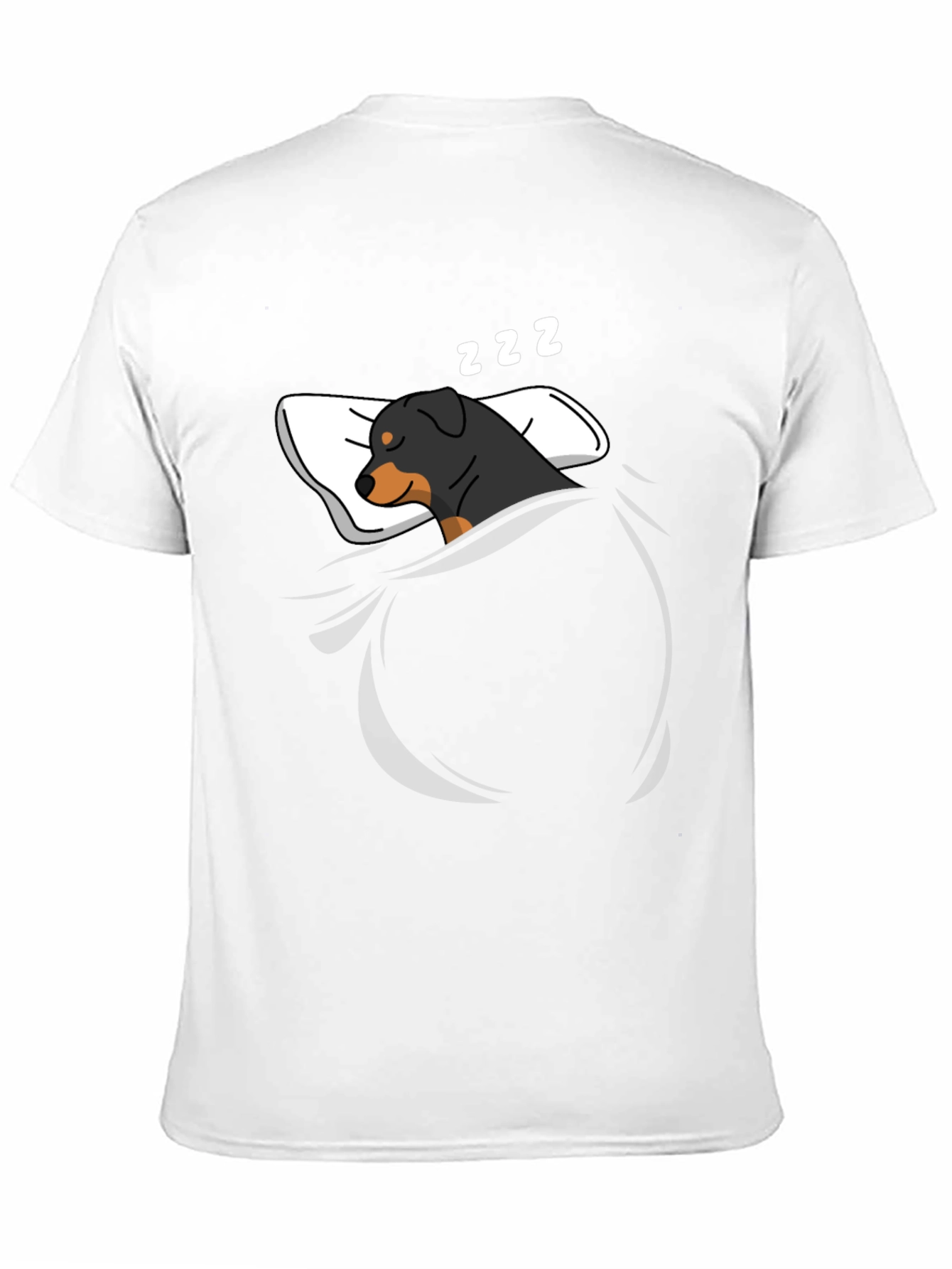 Sleeping Rottweiler Graphic T-Shirt