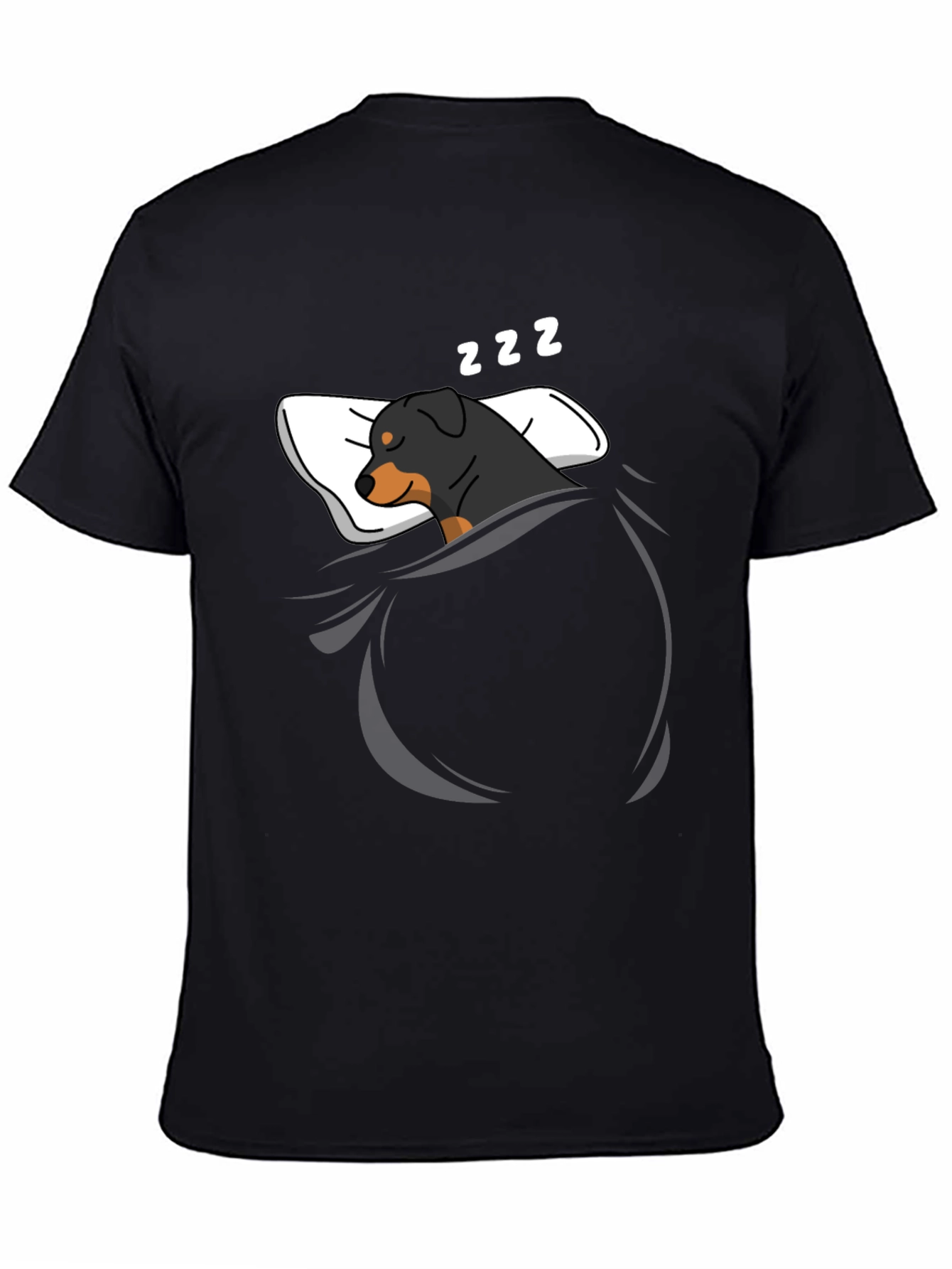 Sleeping Rottweiler Graphic T-Shirt