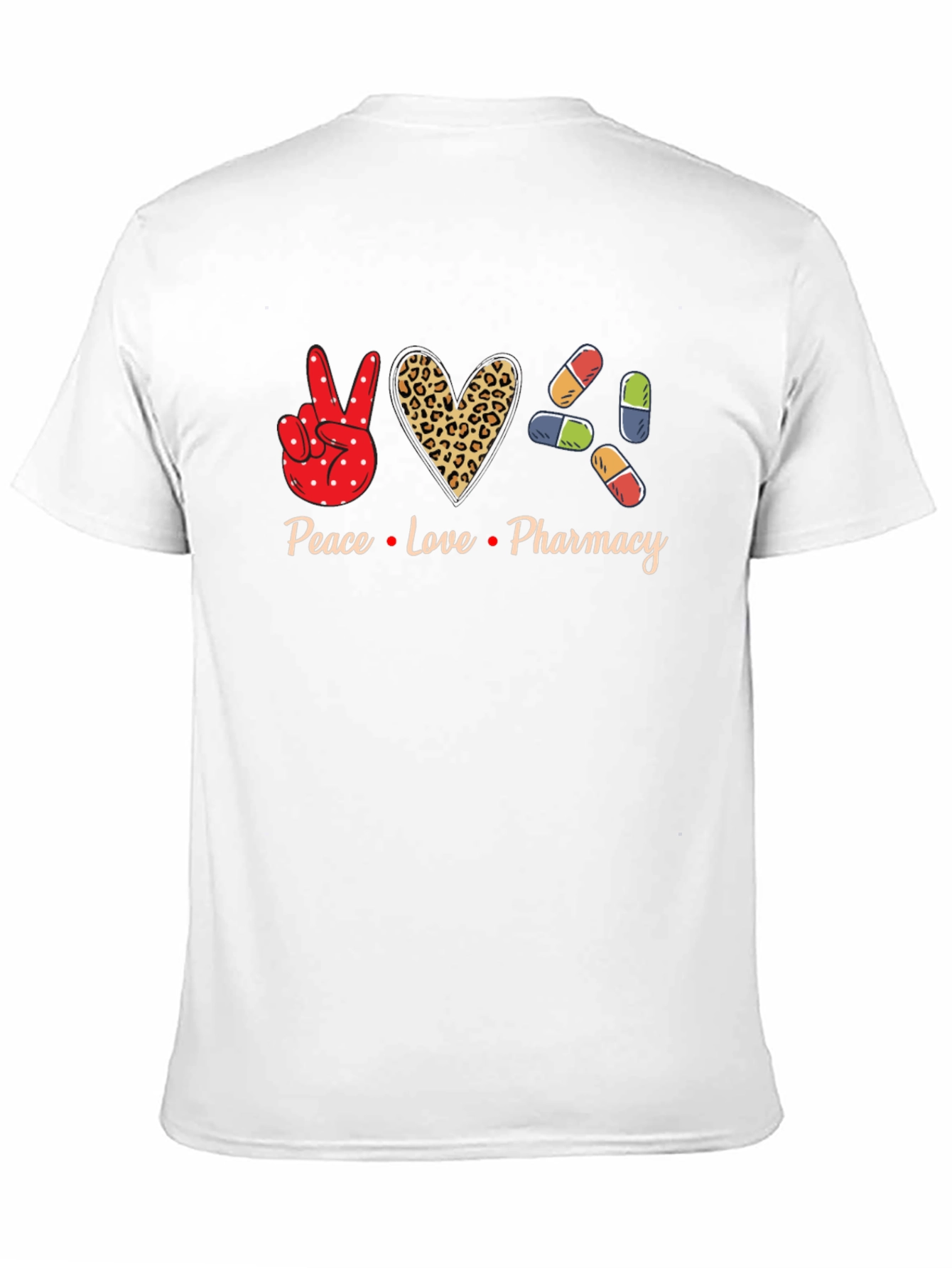 Peace Love Pharmacy Graphic T-Shirt