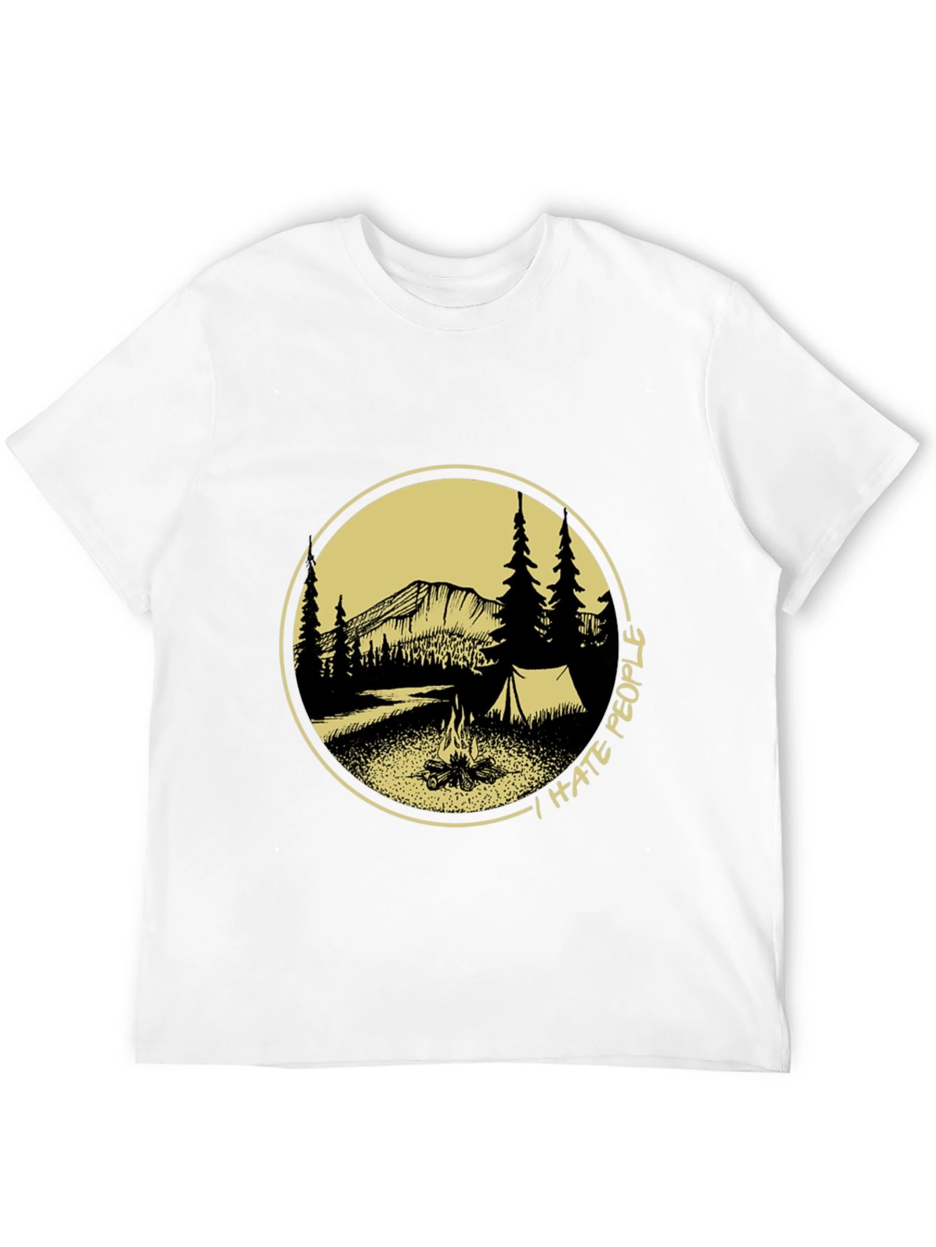 I Hate People Camping Graphic Tee