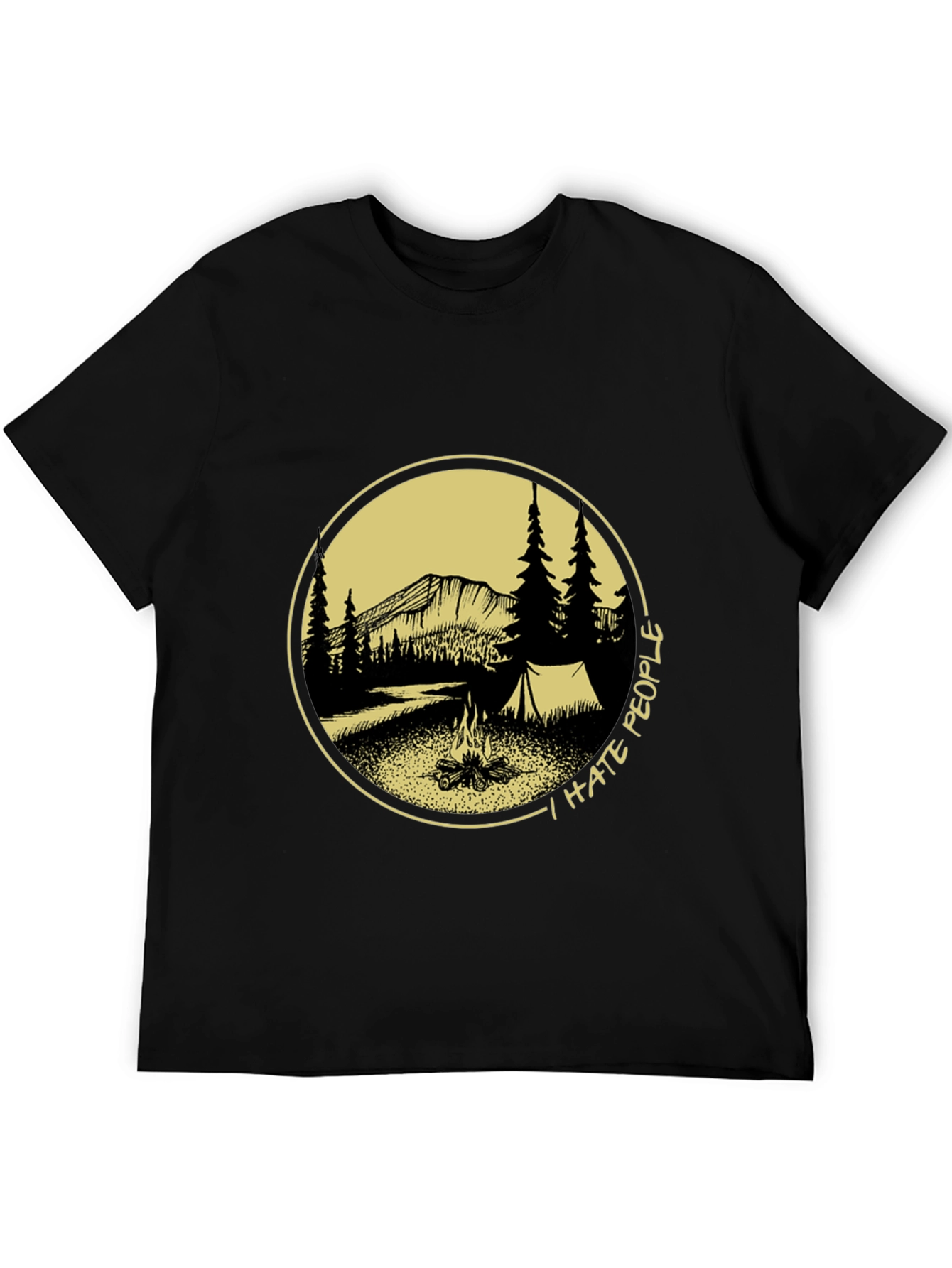 I Hate People Camping Graphic Tee