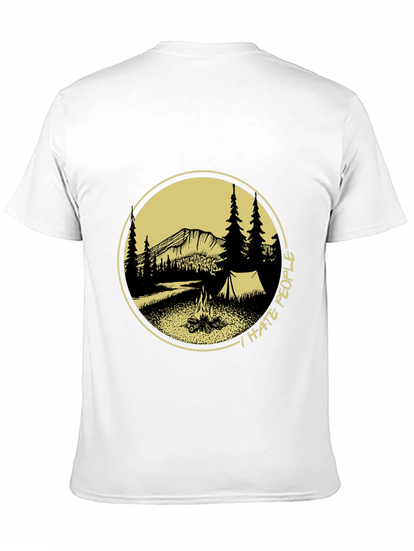 I Hate People Camping Graphic Tee