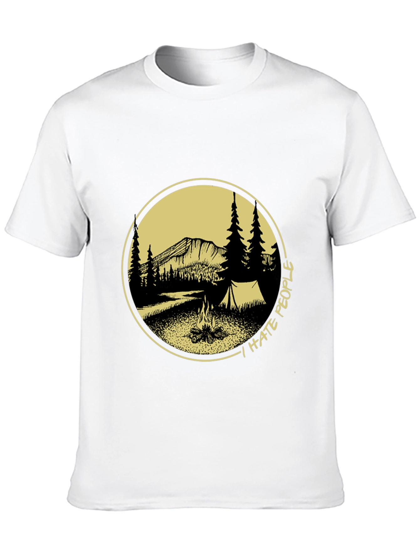 I Hate People Camping Graphic Tee