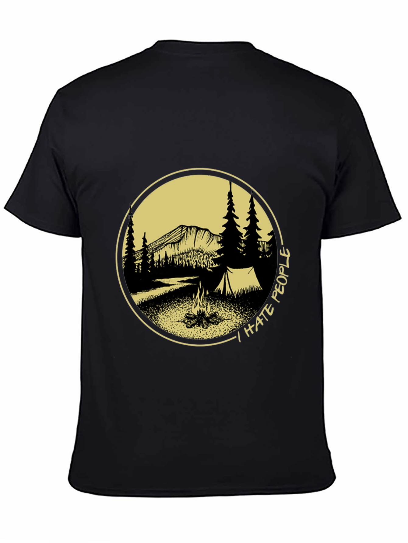 I Hate People Camping Graphic Tee