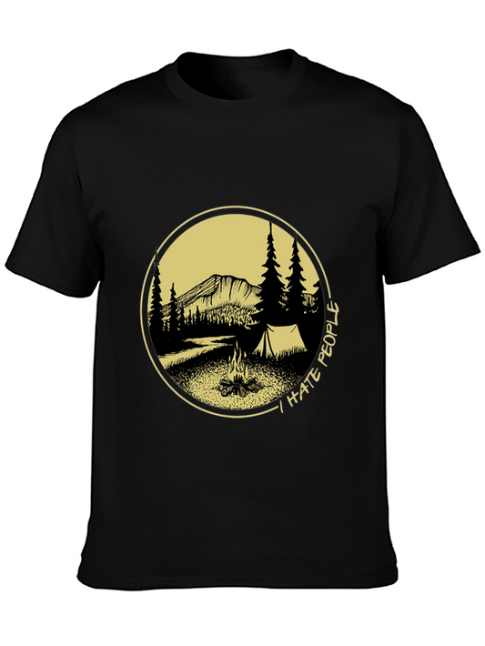 I Hate People Camping Graphic Tee