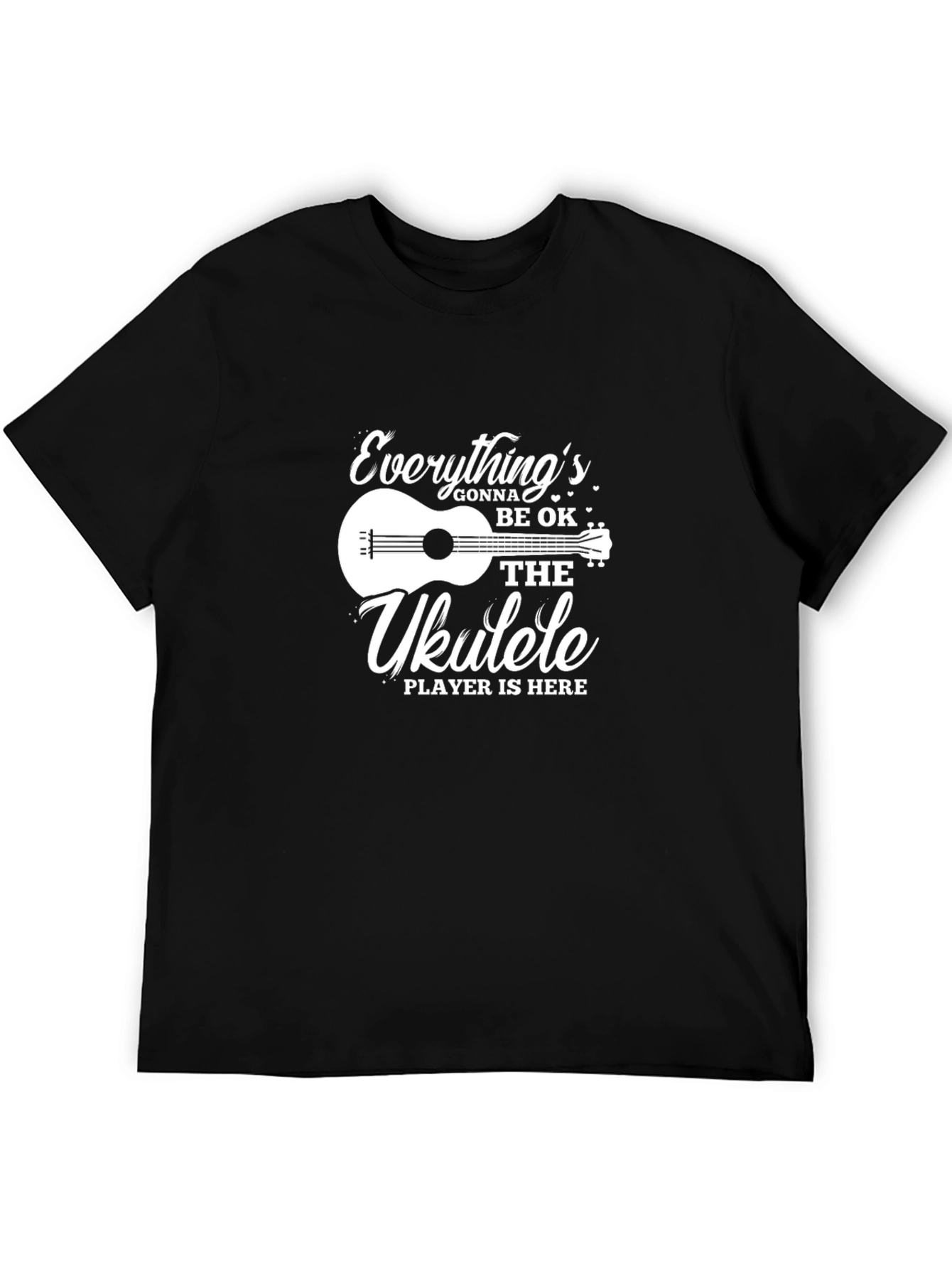 Ukulele Player Graphic T-Shirt