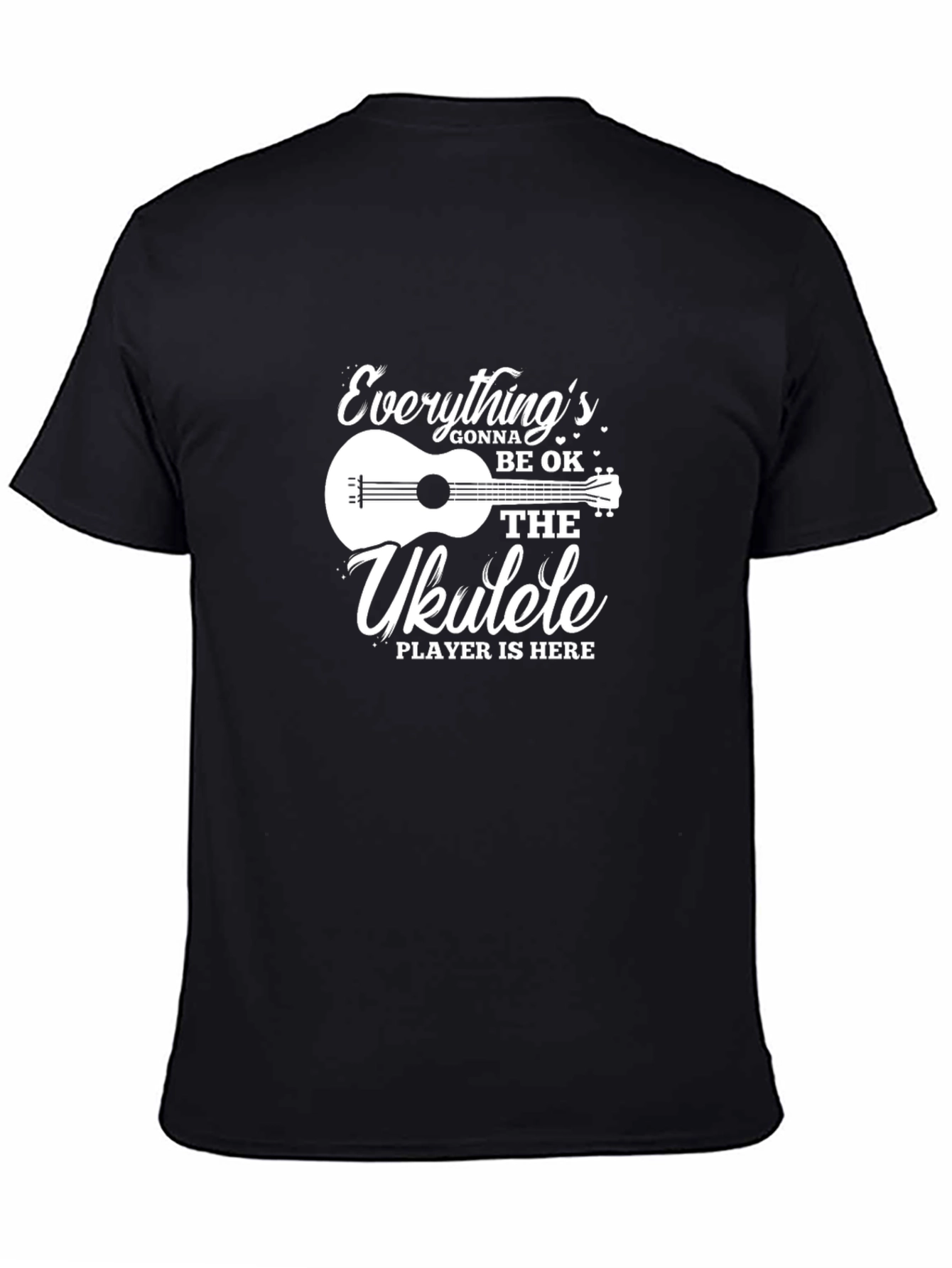 Ukulele Player Graphic T-Shirt