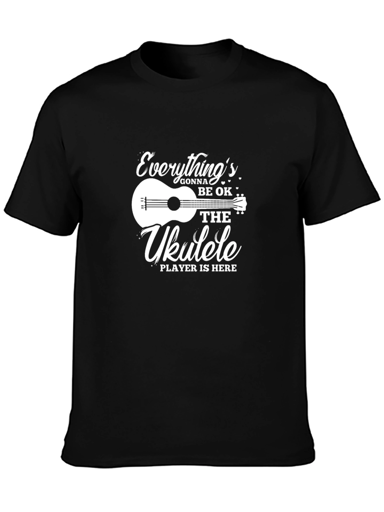 Ukulele Player Graphic T-Shirt