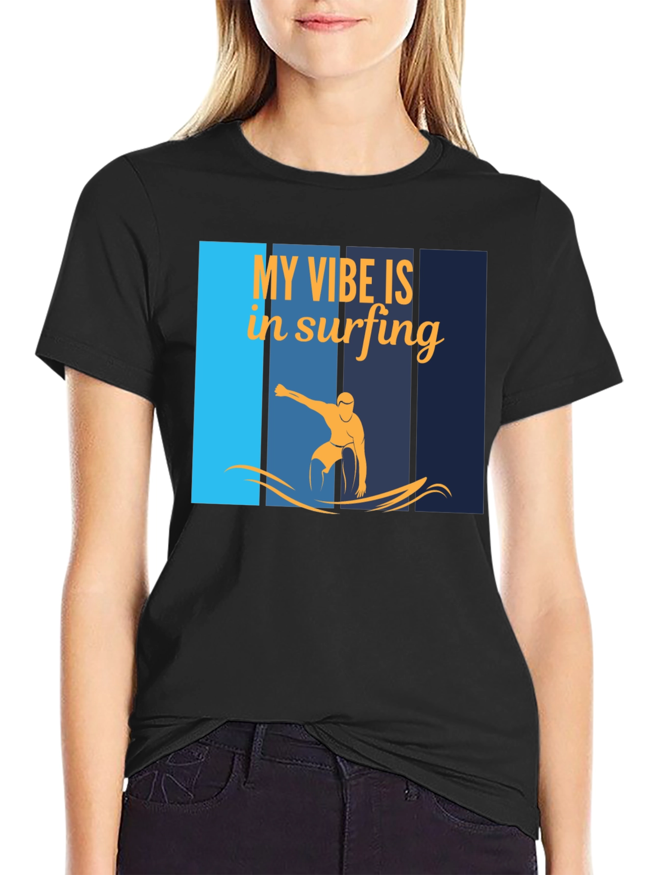 Surfing Vibe Graphic T-Shirt