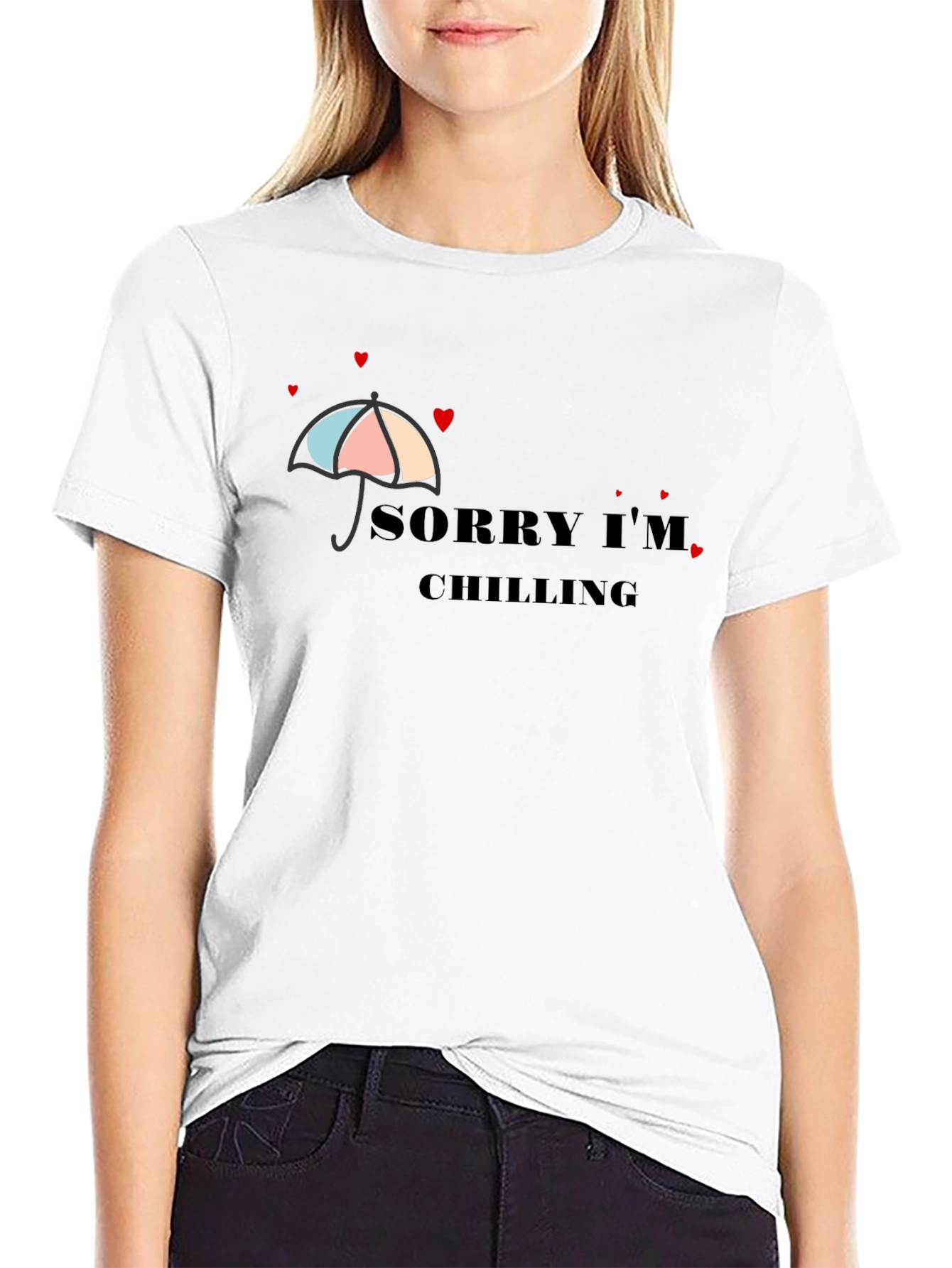 Sorry Im Chilling Graphic T-Shirt