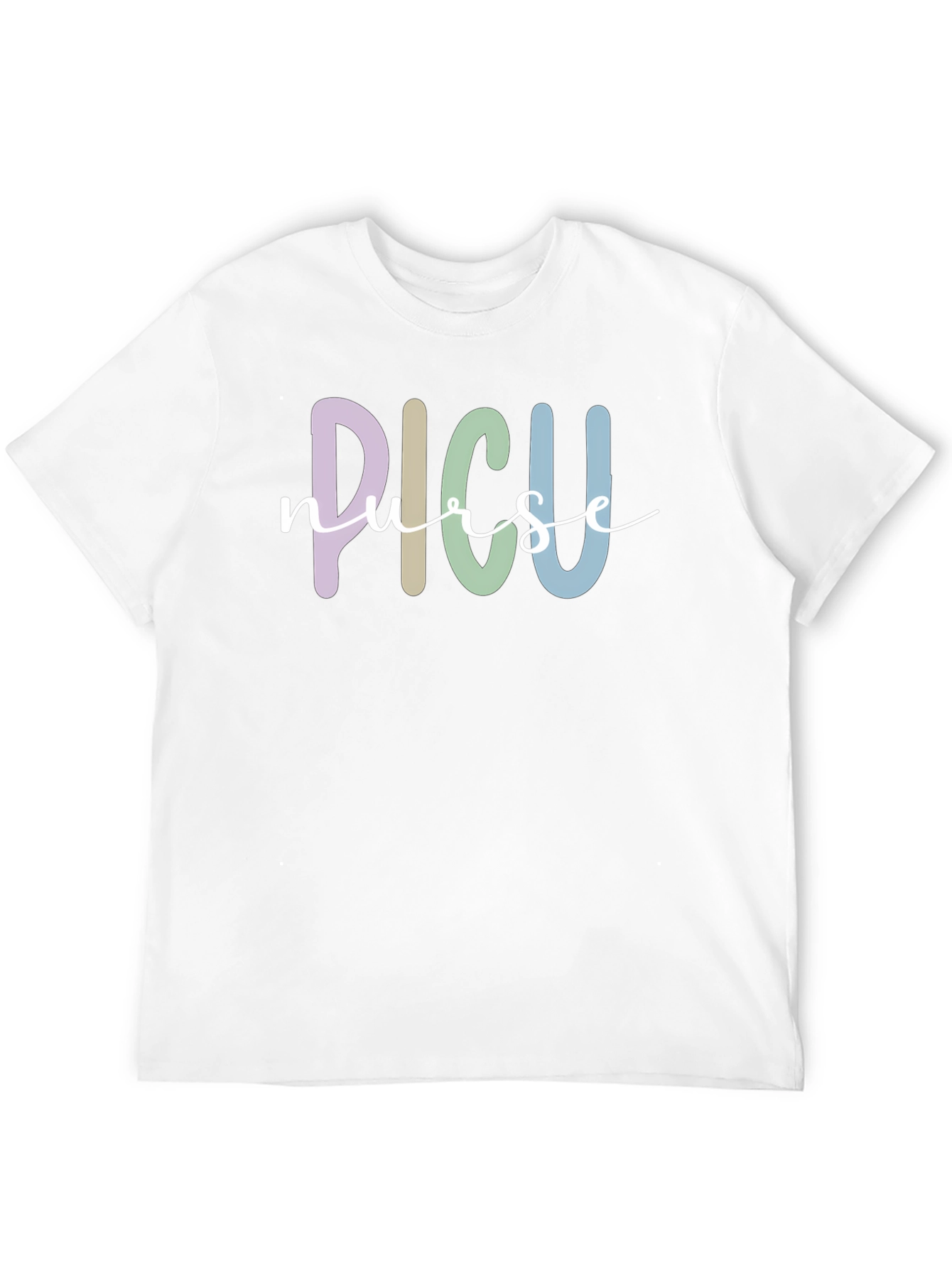 PICU Nurse Graphic Tee - Black
