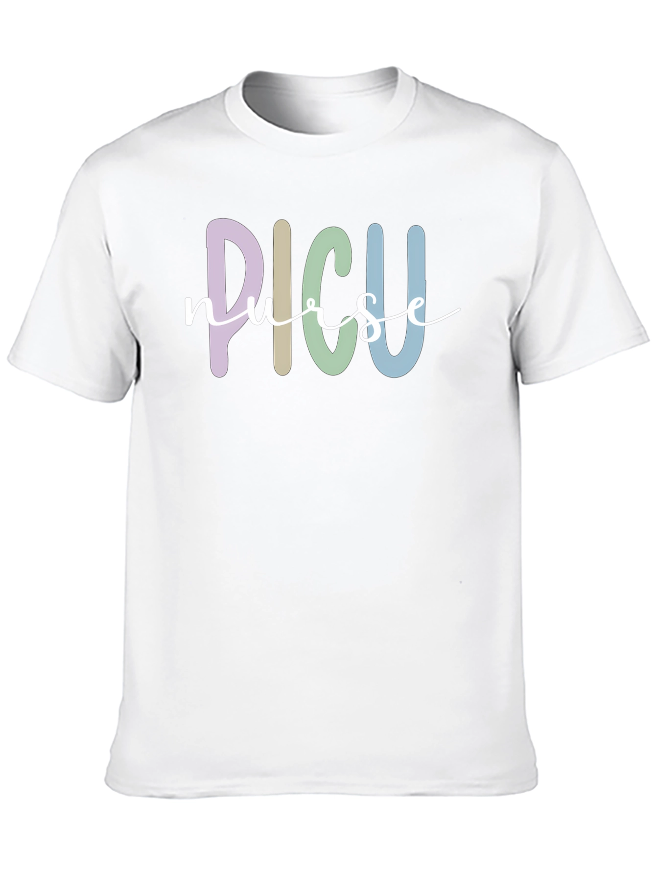 PICU Nurse Graphic Tee - Black