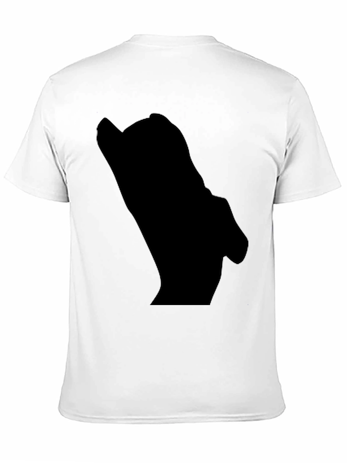 Mens Black Graphic Tee - Mystery Design