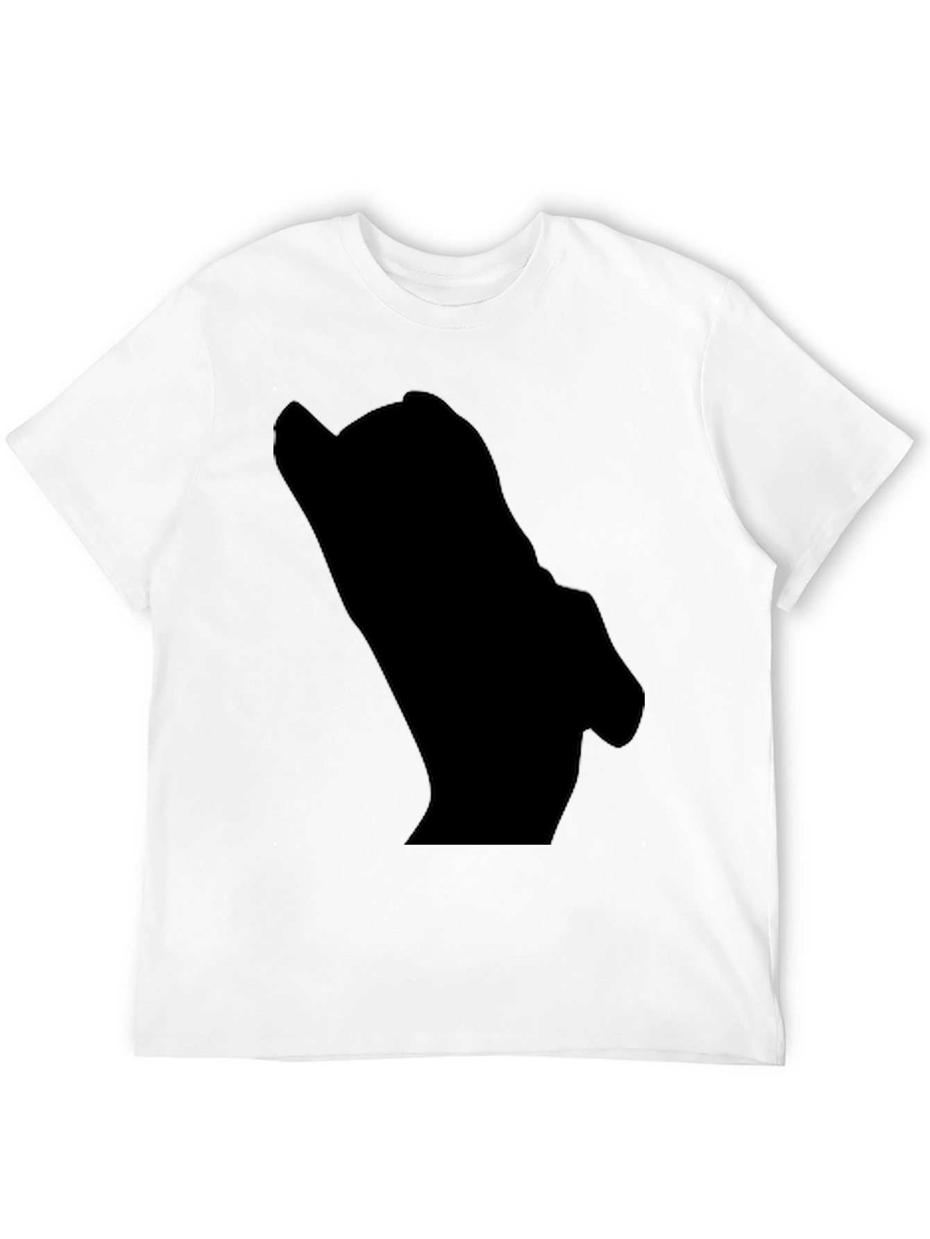 Mens Black Graphic Tee - Mystery Design