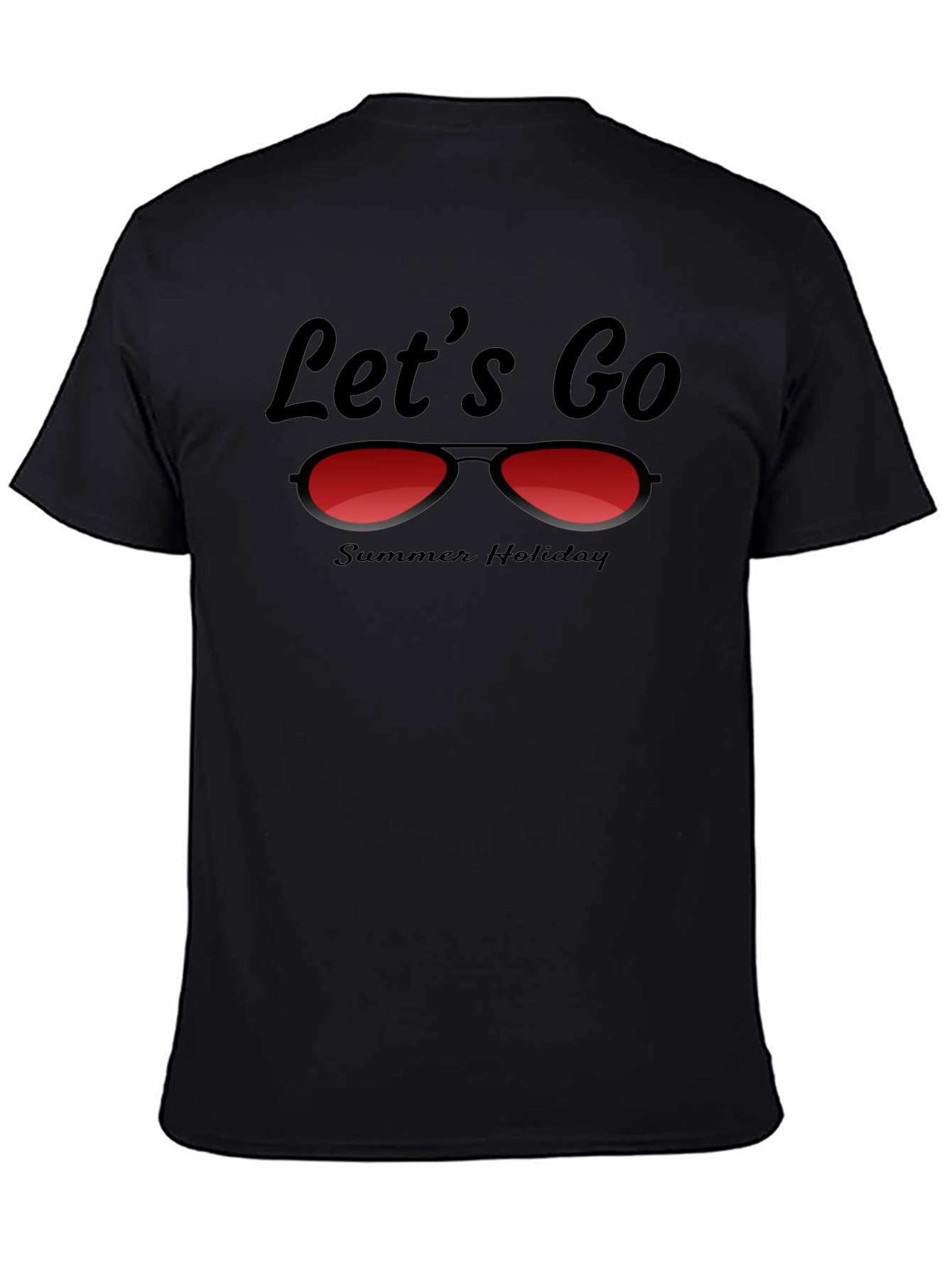 Lets Go Summer Holiday Graphic Tee