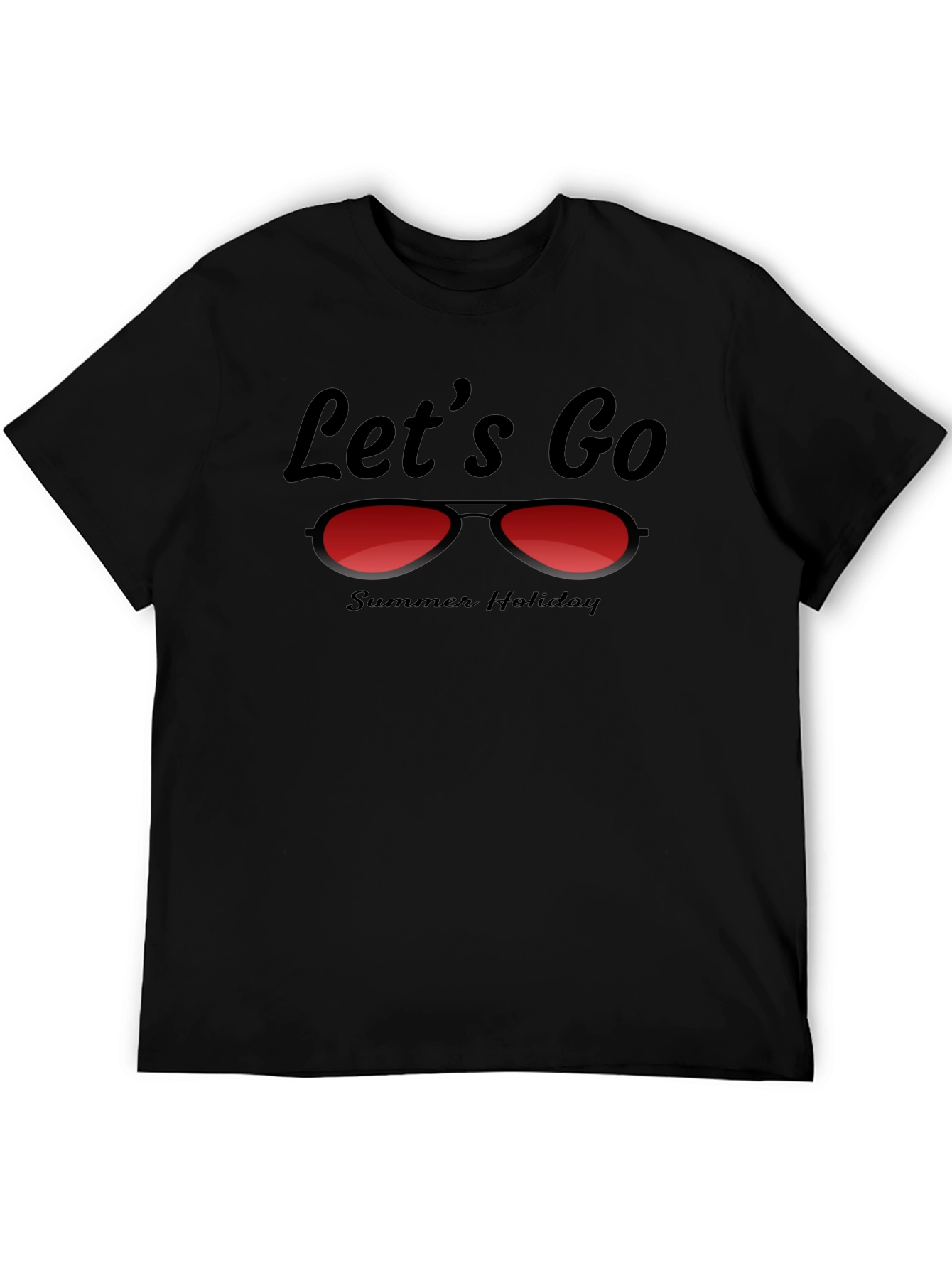 Lets Go Summer Holiday Graphic Tee