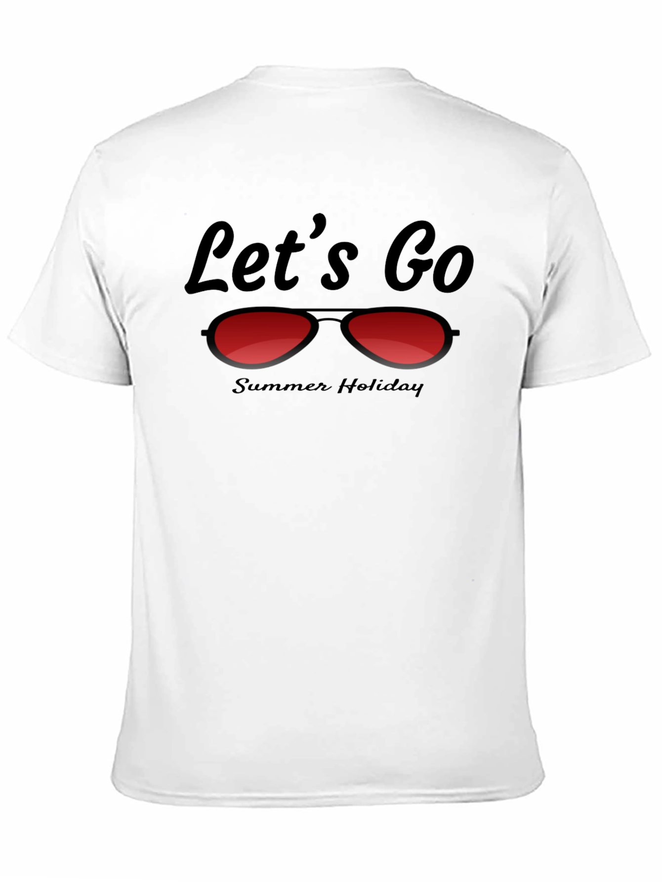 Lets Go Summer Holiday Graphic Tee