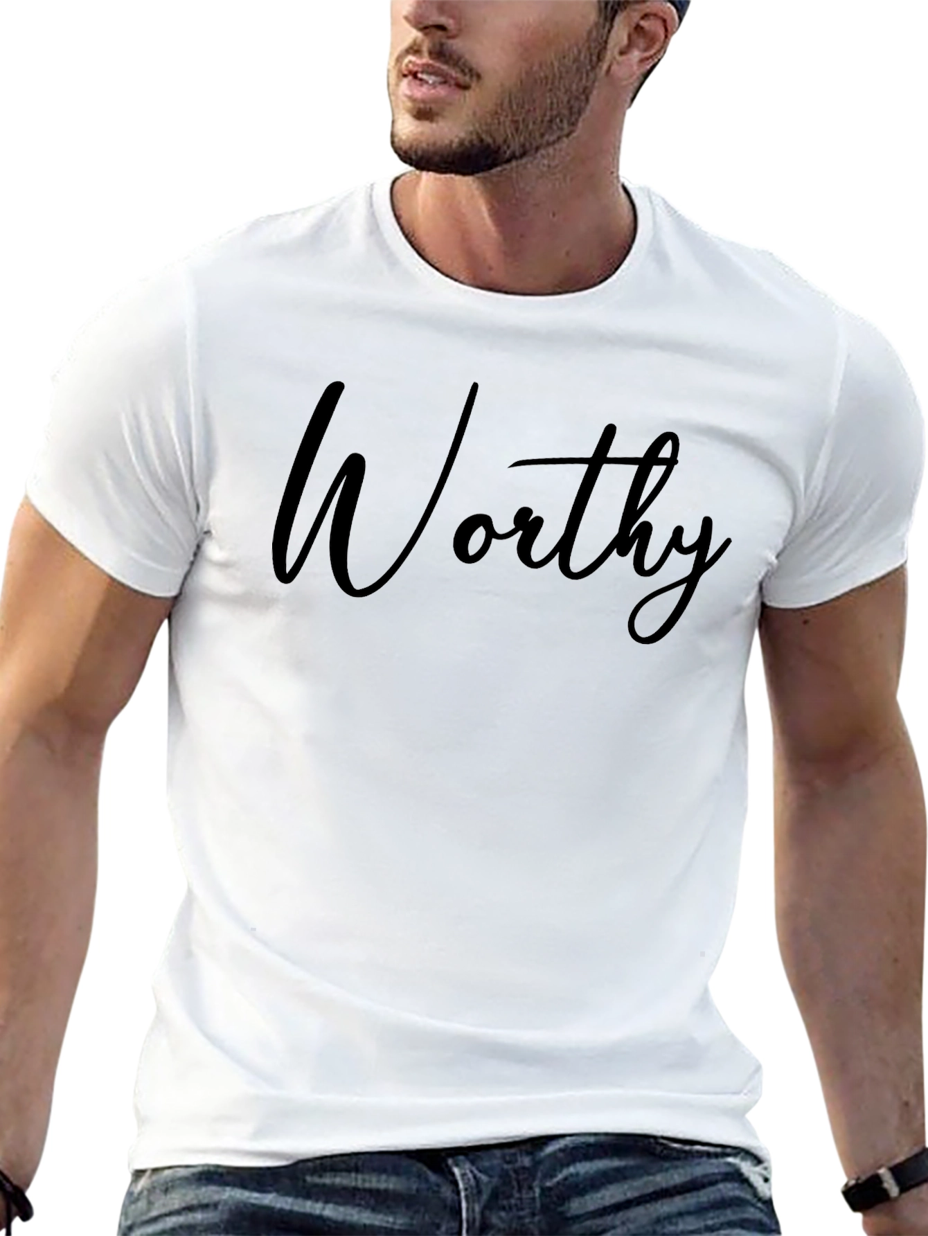 Worthy Black T-Shirt