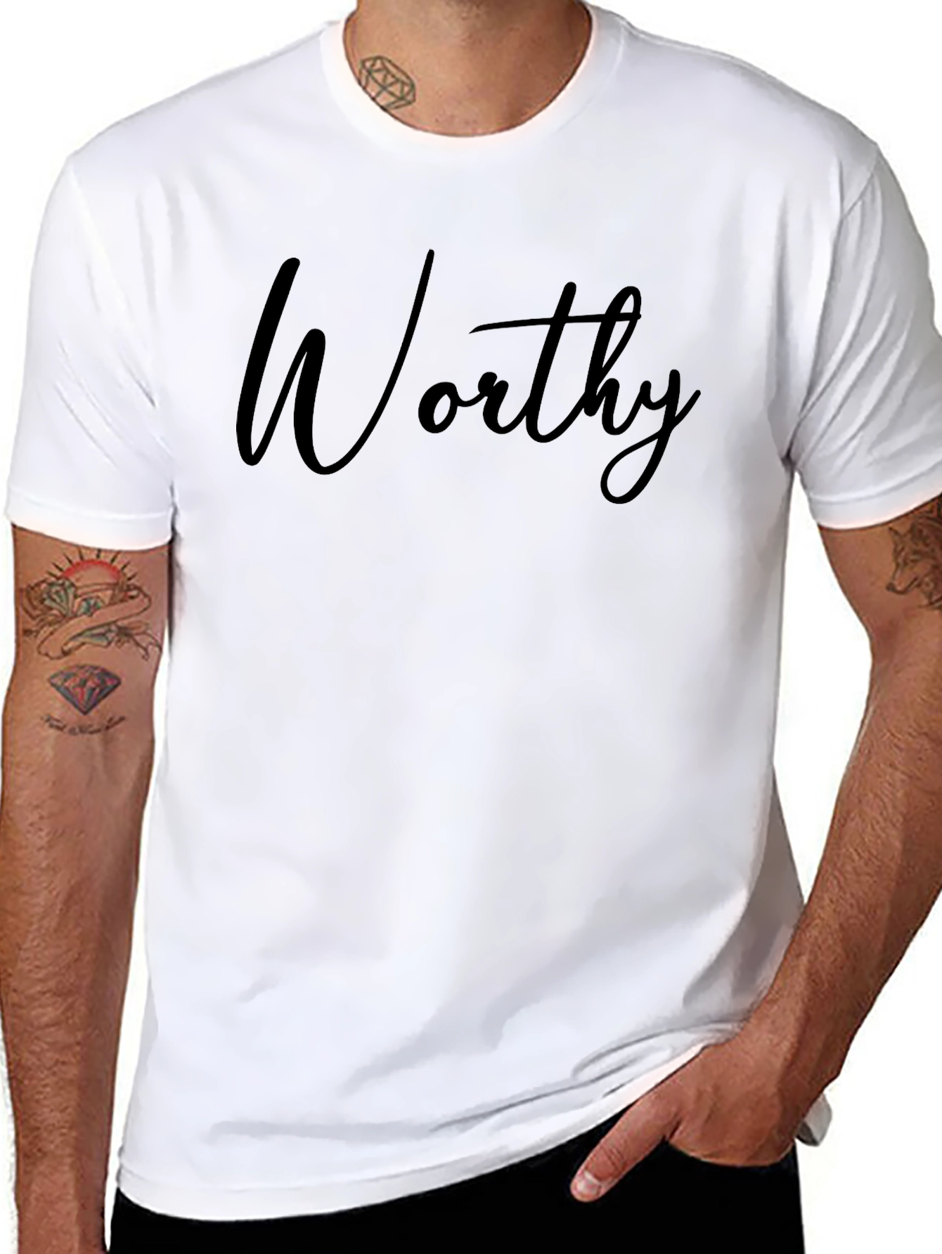 Worthy Black T-Shirt