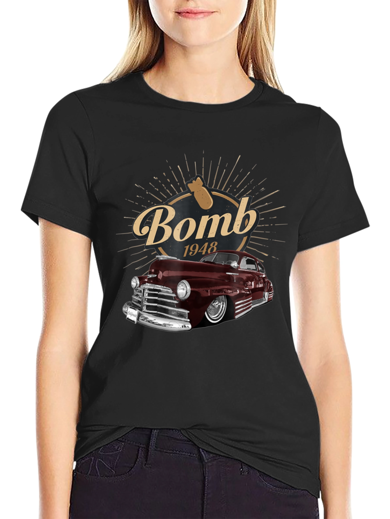 Bomb 1948 Classic Car T-Shirt