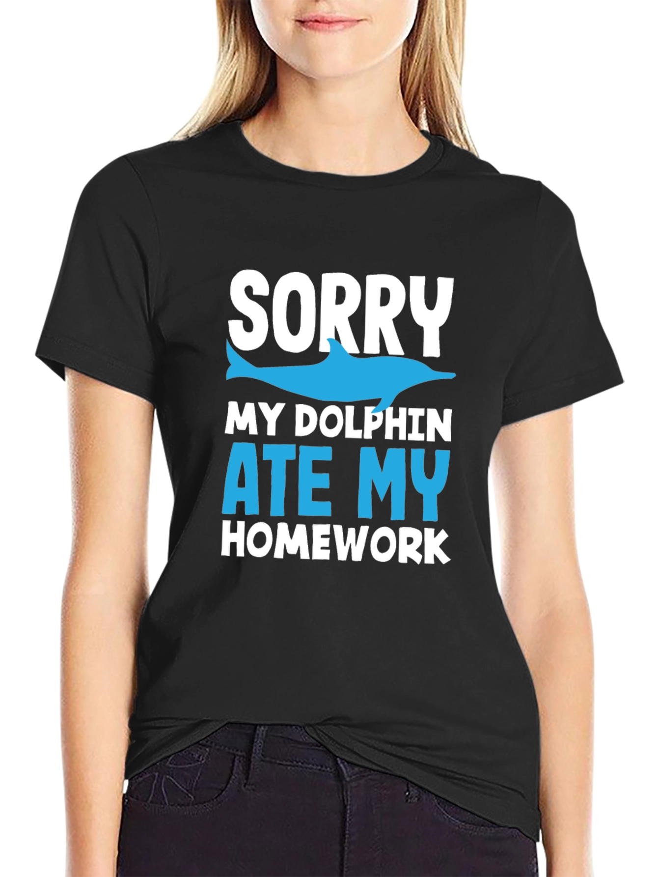 Sorry My Dolphin Ate My Homework T-Shirt