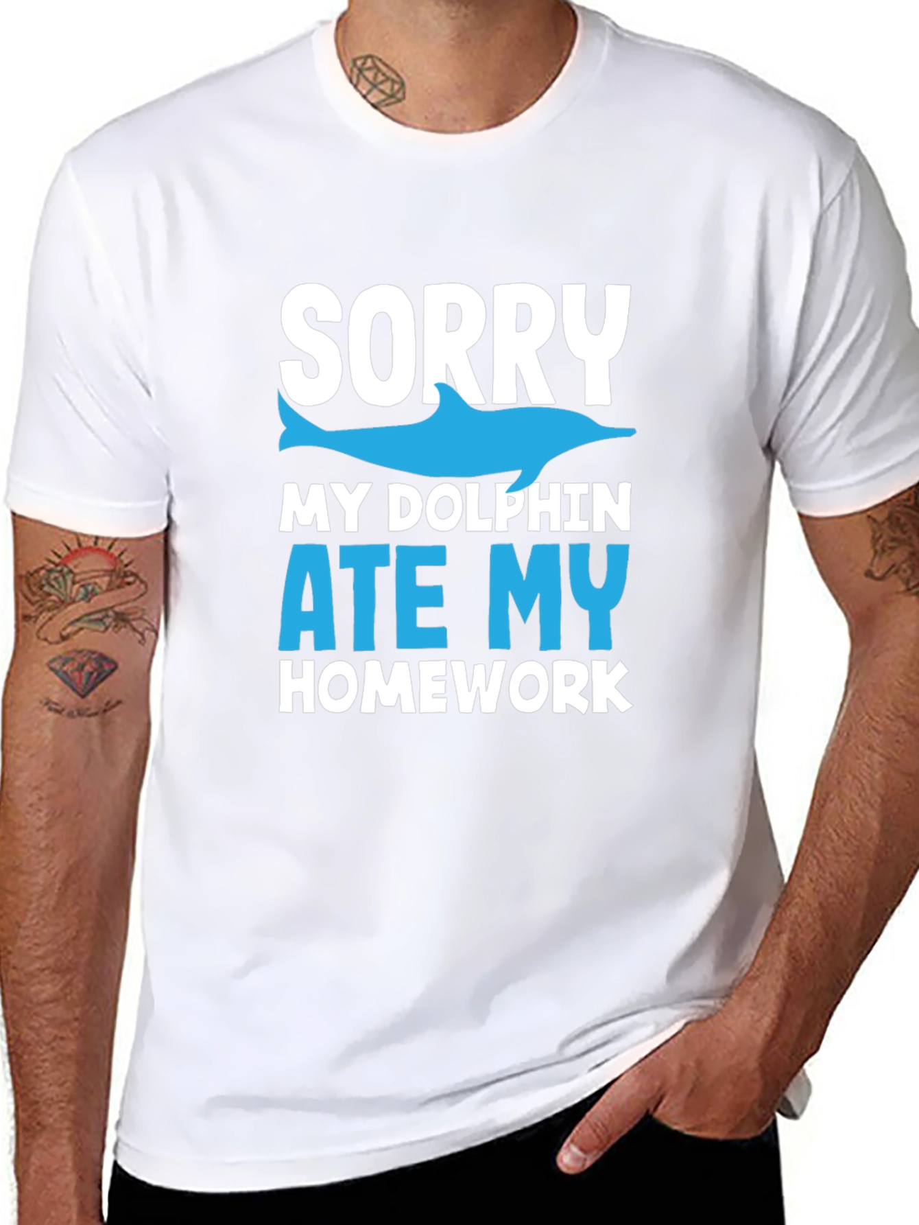 Sorry My Dolphin Ate My Homework T-Shirt