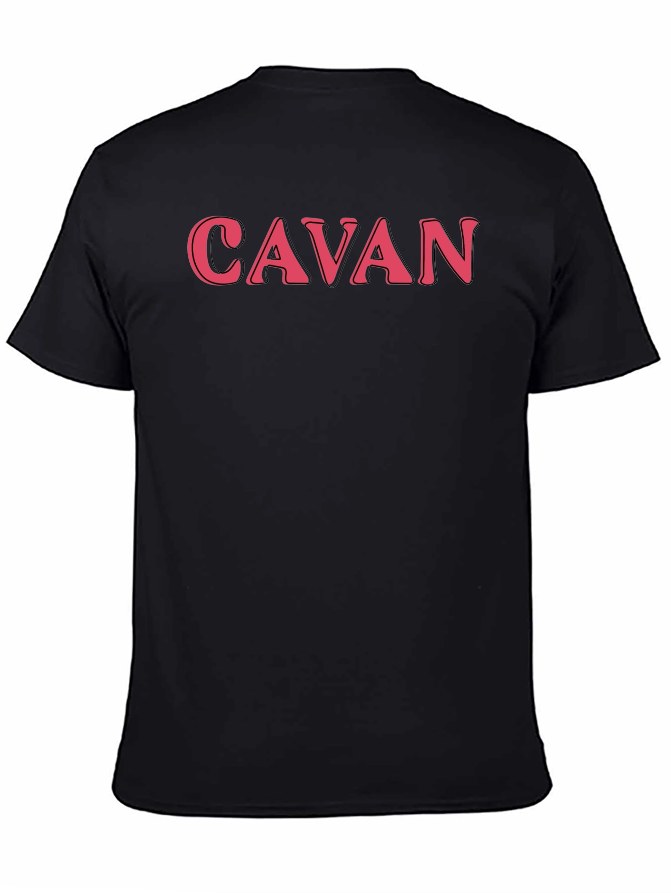 Cavan Text Graphic T-Shirt - Black
