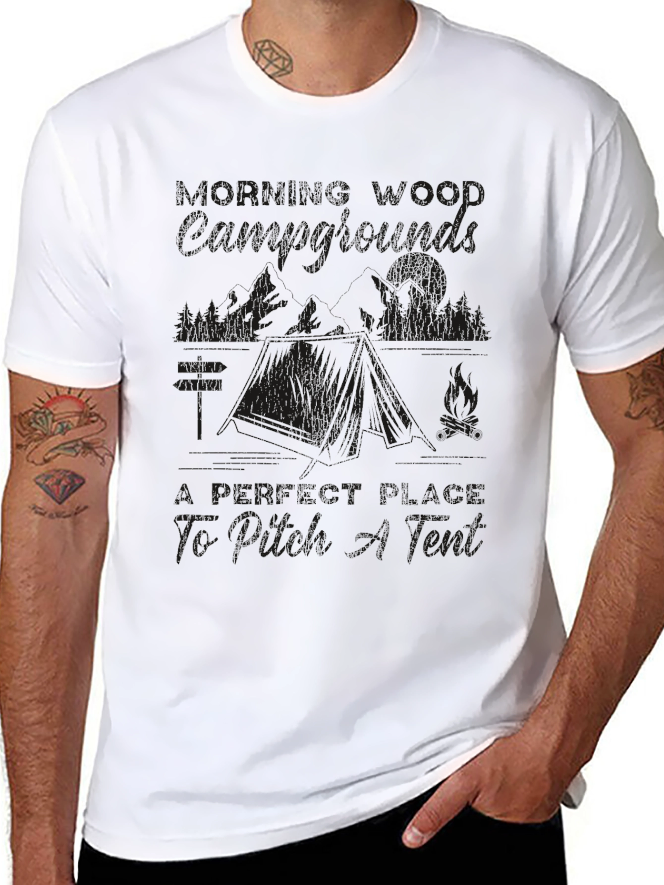 Funny Camping Graphic Tee